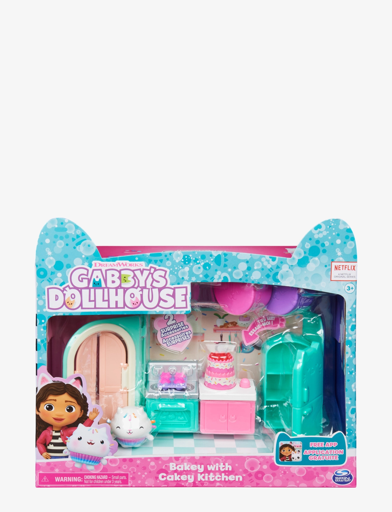 Gabby's Dollhouse Gabby's Dollhouse Deluxe Room - Cakey's Kitchen, One Size, Multi/patterned, Legesæt Og Actionfigurer > Legesæt, Børn