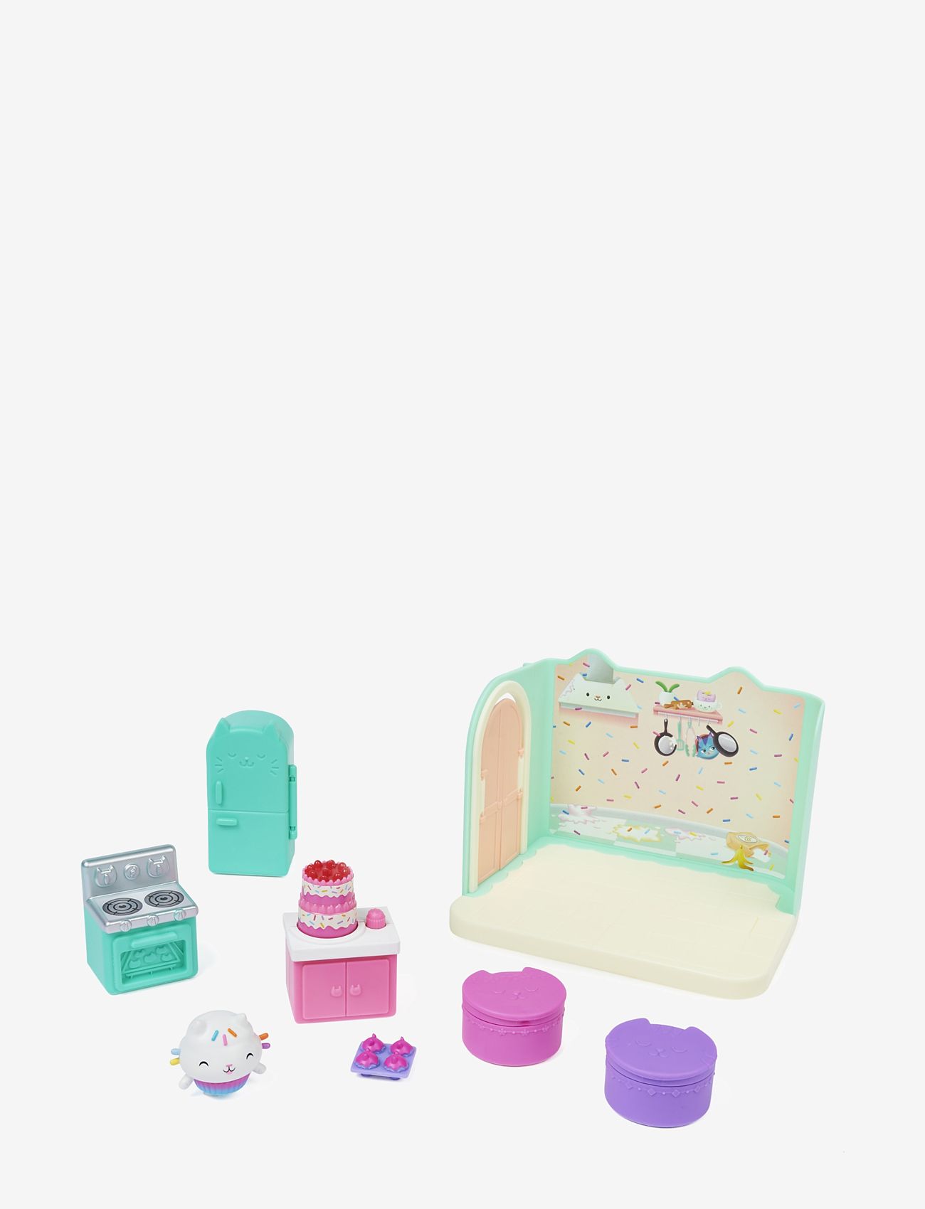 Gabby's Dollhouse - Gabby's Dollhouse Deluxe Room - Cakey's Kitchen - lekset - multi - 3