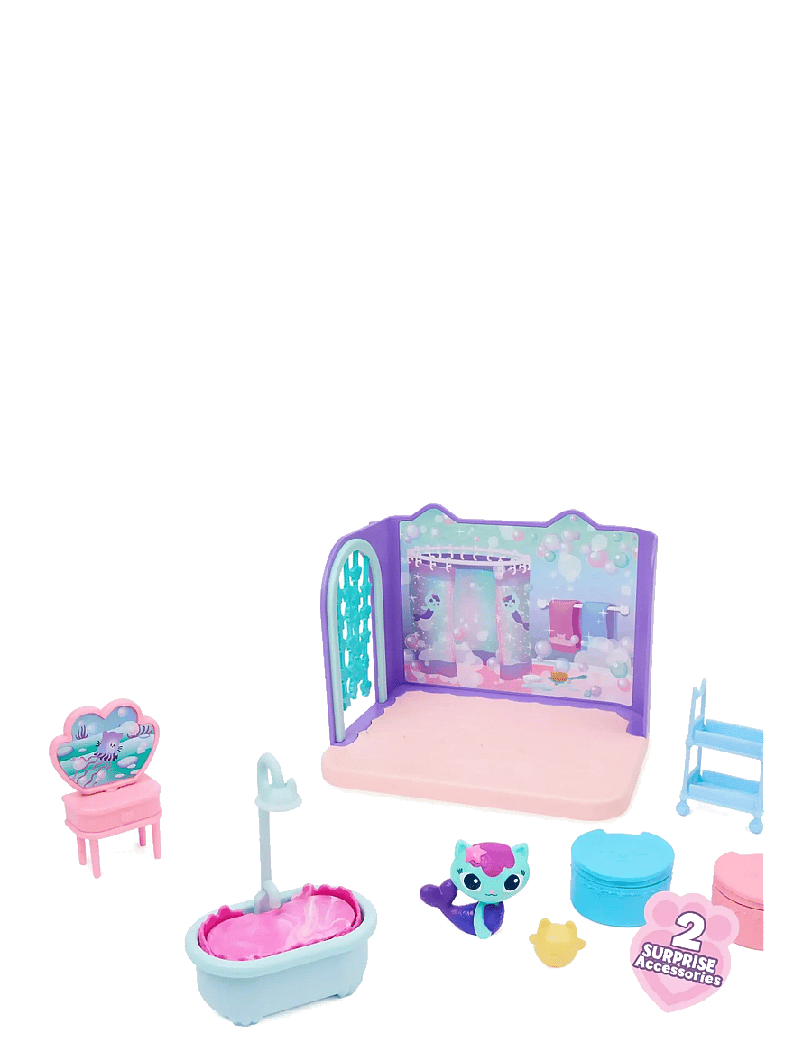 Gabby's Dollhouse - Gabby's Dollhouse Deluxe Room - MerCat's Bathroom - leikkisetit - multi - 3