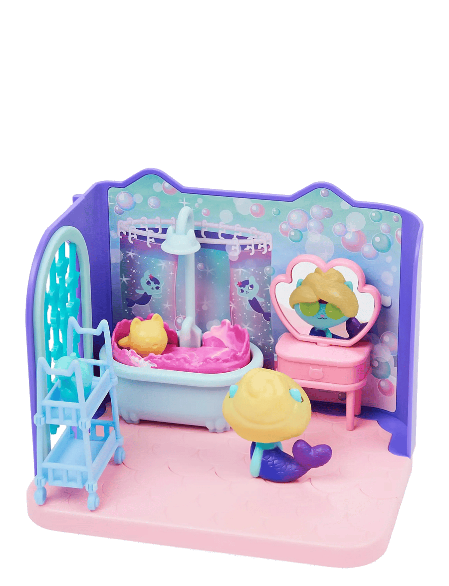 Gabby's Dollhouse - Gabby's Dollhouse Deluxe Room - MerCat's Bathroom - leikkisetit - multi - 4
