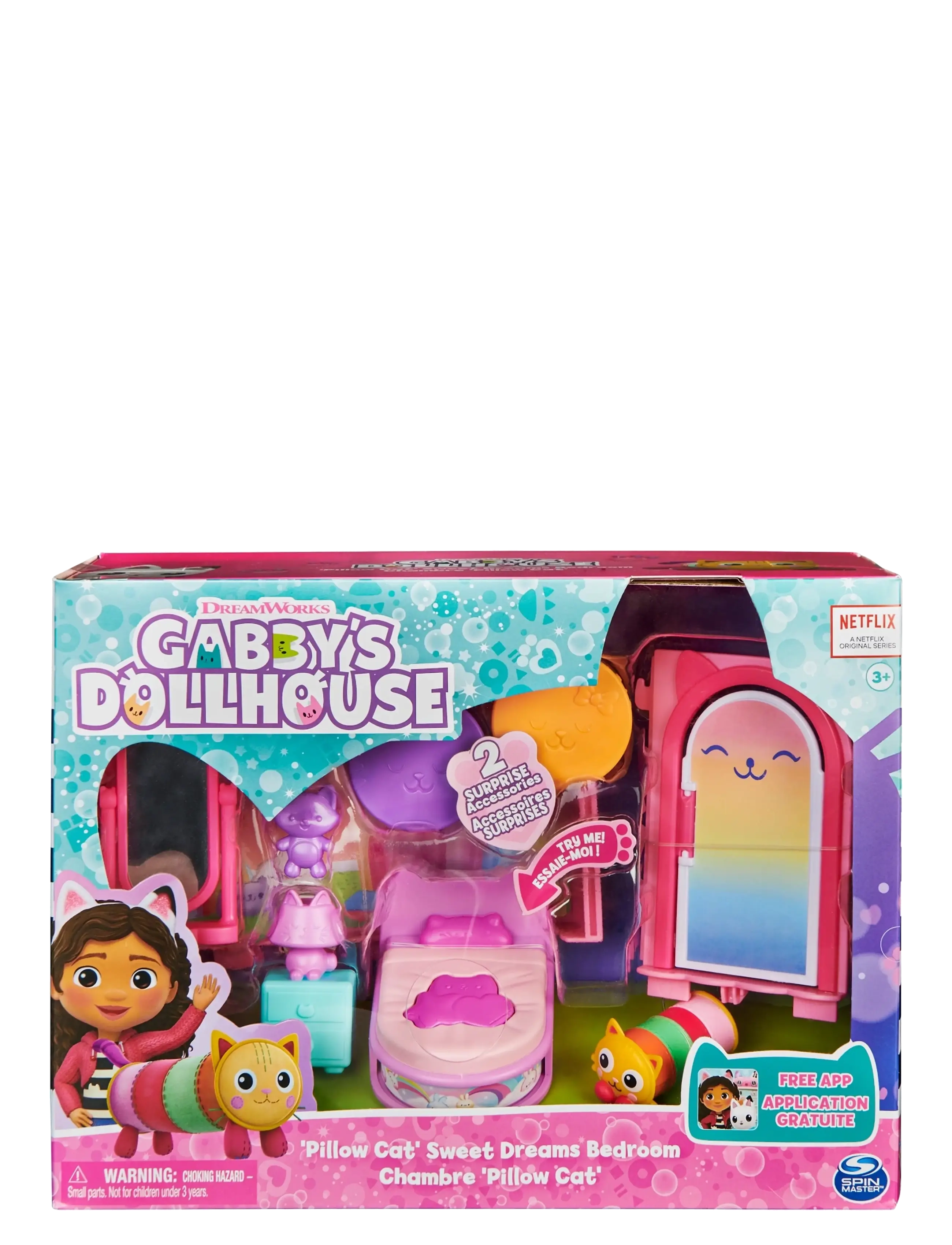 Gabby's Dollhouse Gabby's Dollhouse Deluxe Room - Cat's Bedroom - Tillbehör till dockhus - MULTI / multi