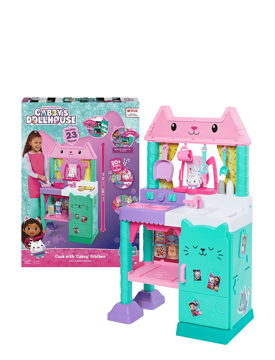 Gabby's Dollhouse - Gabby's Dollhouse Cakey Kitchen - leikfangaeldhús - multi - 0