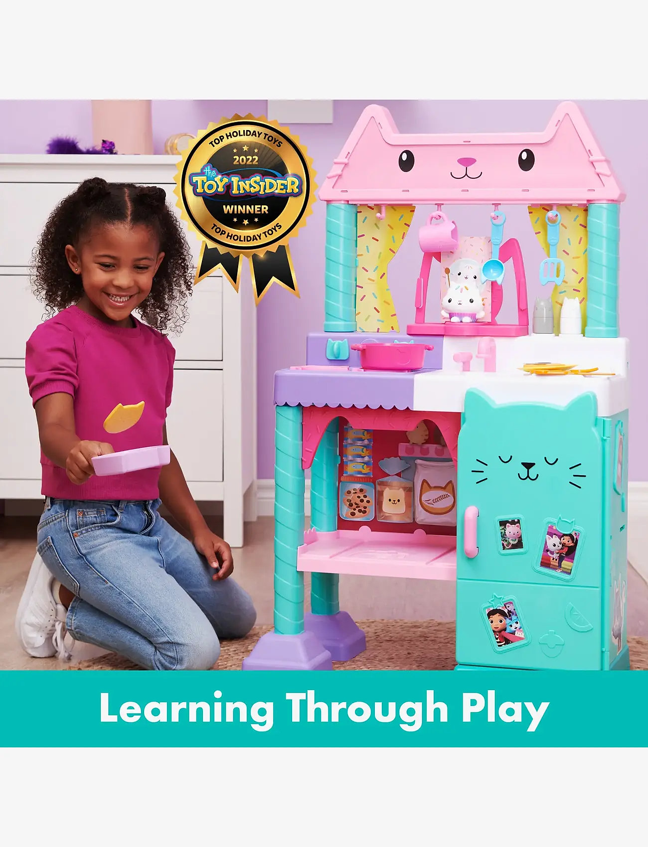 Gabby's Dollhouse - Gabby's Dollhouse Cakey Kitchen - leksakskök - multi - 1