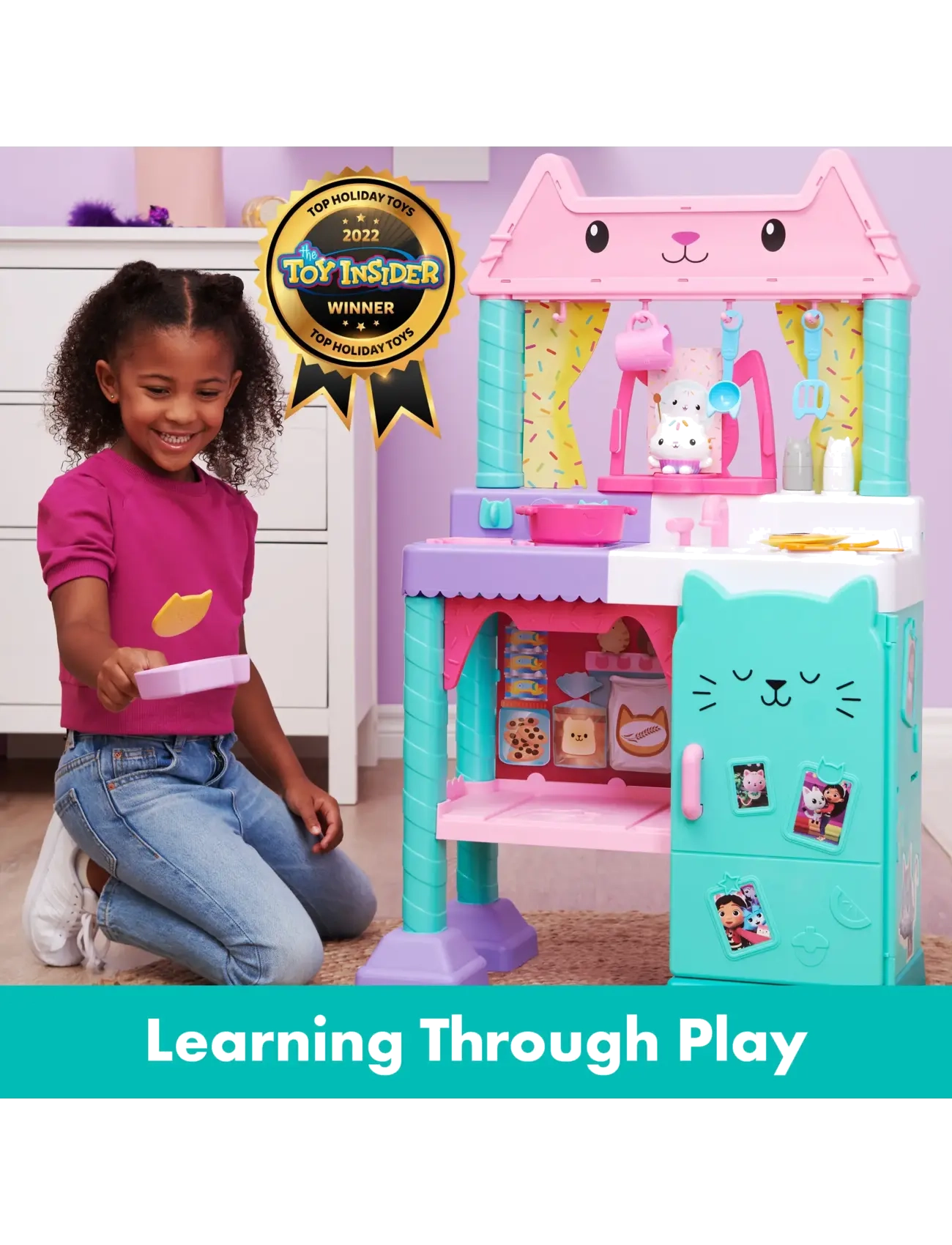 Gabby's Dollhouse - Gabby's Dollhouse Cakey Kitchen - leksakskök & tillbehör - multi - 1