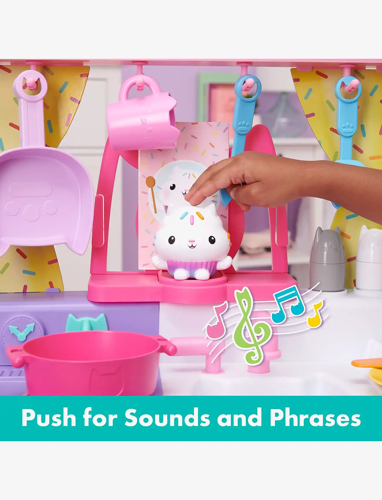 Gabby's Dollhouse - Gabby's Dollhouse Cakey Kitchen - leksakskök - multi - 2