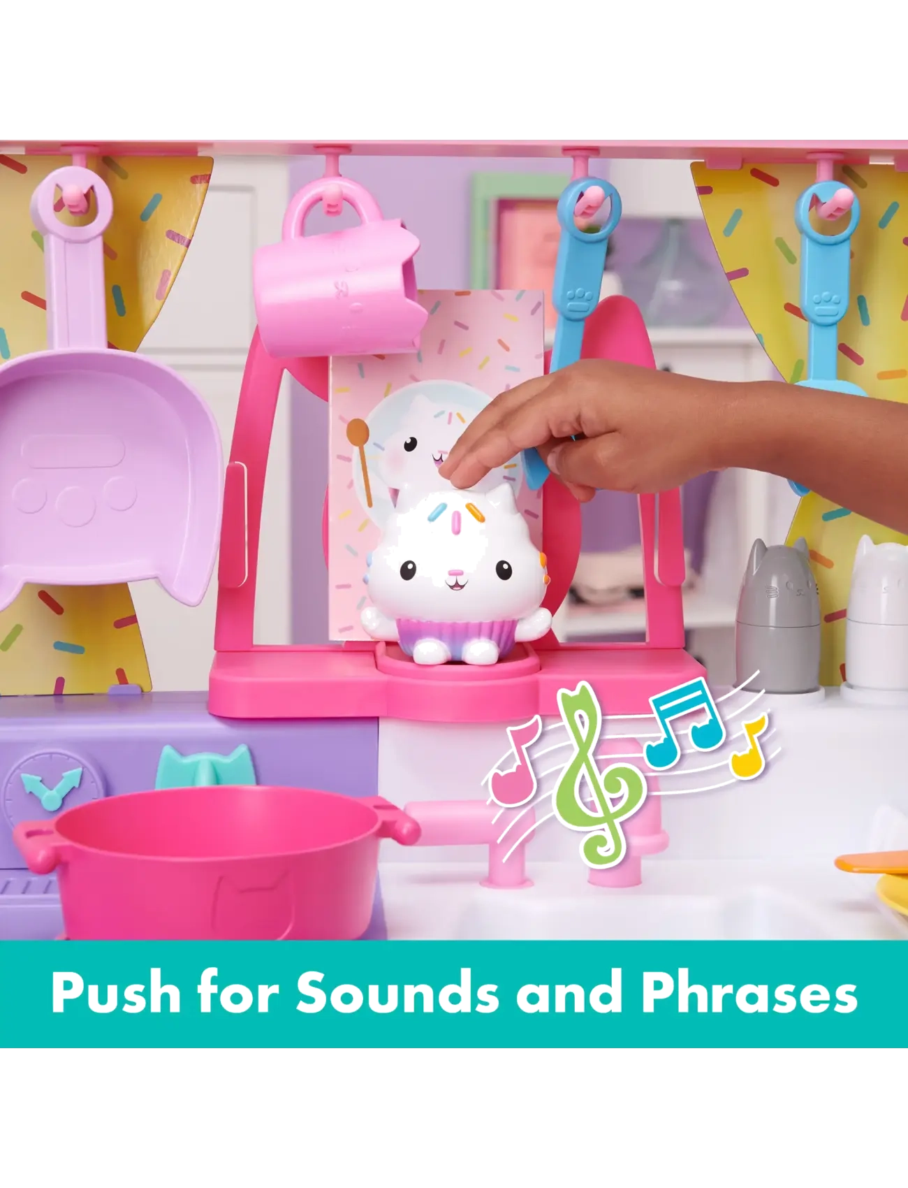 Gabby's Dollhouse - Gabby's Dollhouse Cakey Kitchen - leksakskök & tillbehör - multi - 2
