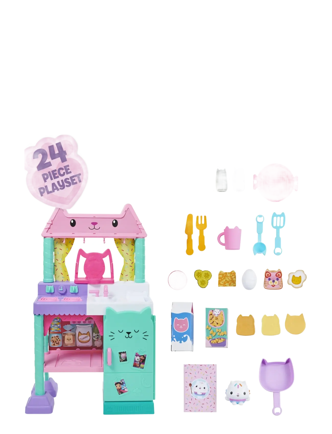 Gabby's Dollhouse - Gabby's Dollhouse Cakey Kitchen - leksakskök & tillbehör - multi - 4