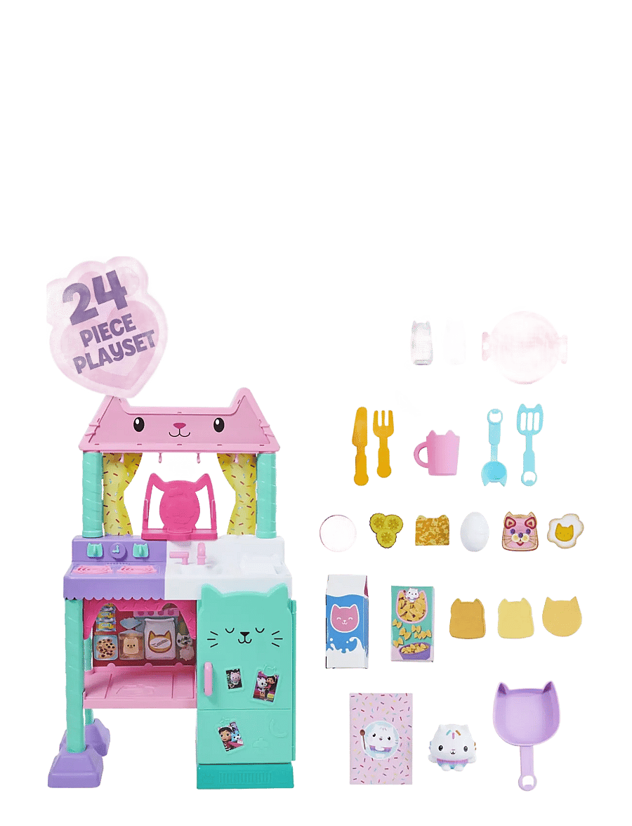 Gabby's Dollhouse - Gabby's Dollhouse Cakey Kitchen - leikfangaeldhús - multi - 4