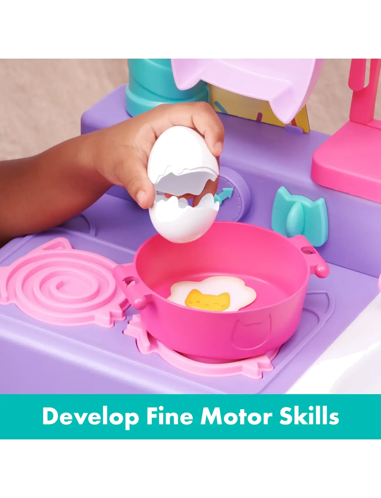 Gabby's Dollhouse - Gabby's Dollhouse Cakey Kitchen - leksakskök & tillbehör - multi - 5