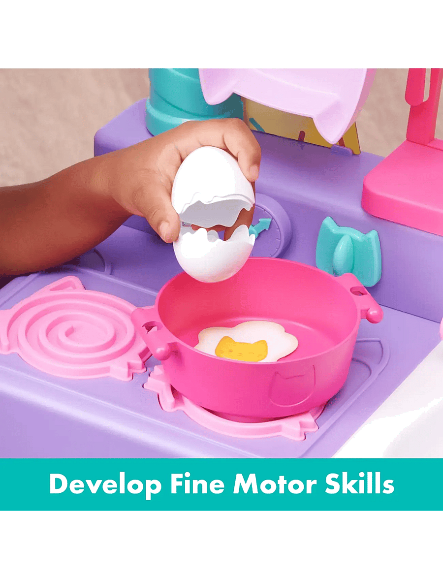 Gabby's Dollhouse - Gabby's Dollhouse Cakey Kitchen - leikfangaeldhús - multi - 5