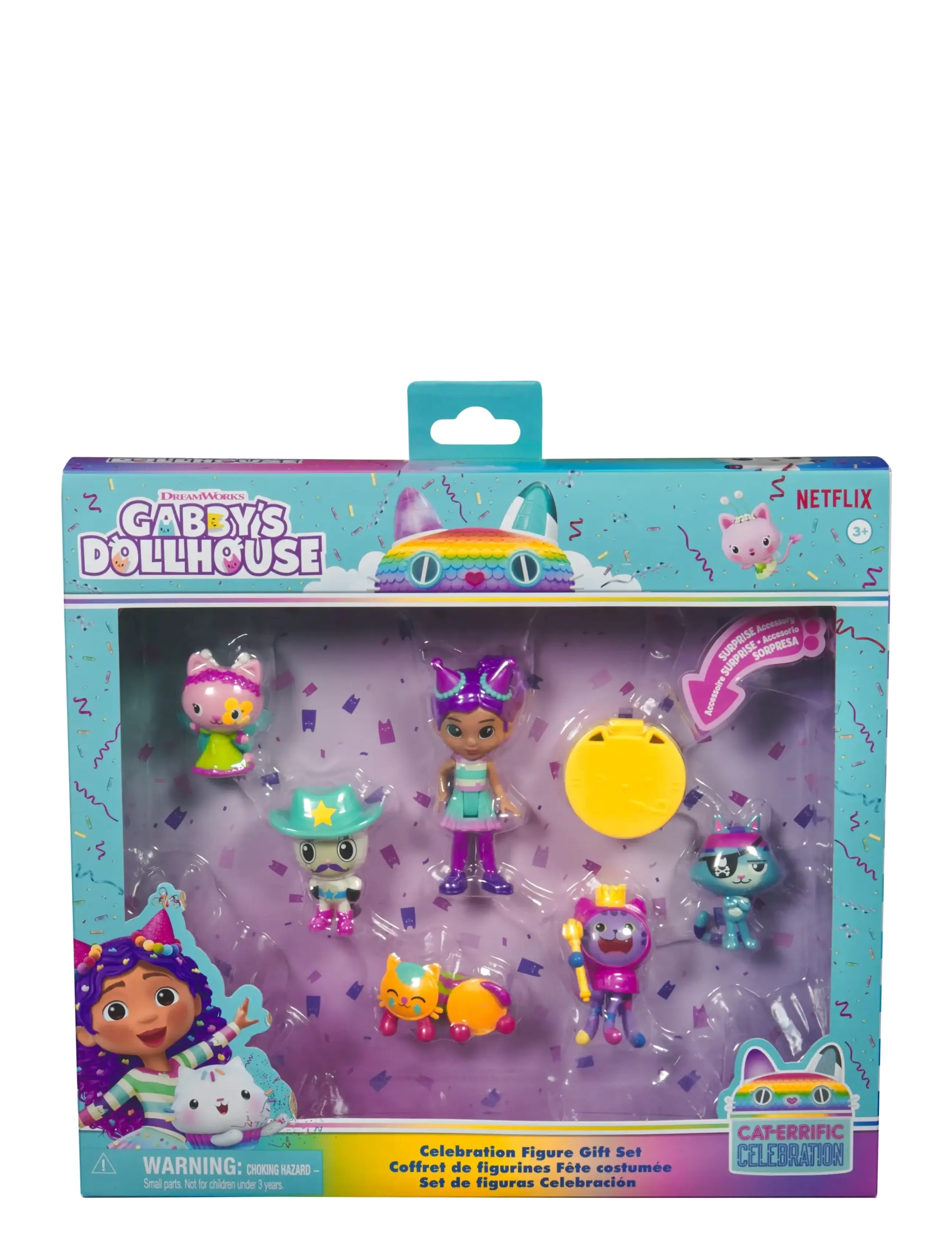 Gabby's Dollhouse - Gabby's Dollhouse Celebration 6 Figure Giftset - multi - 1