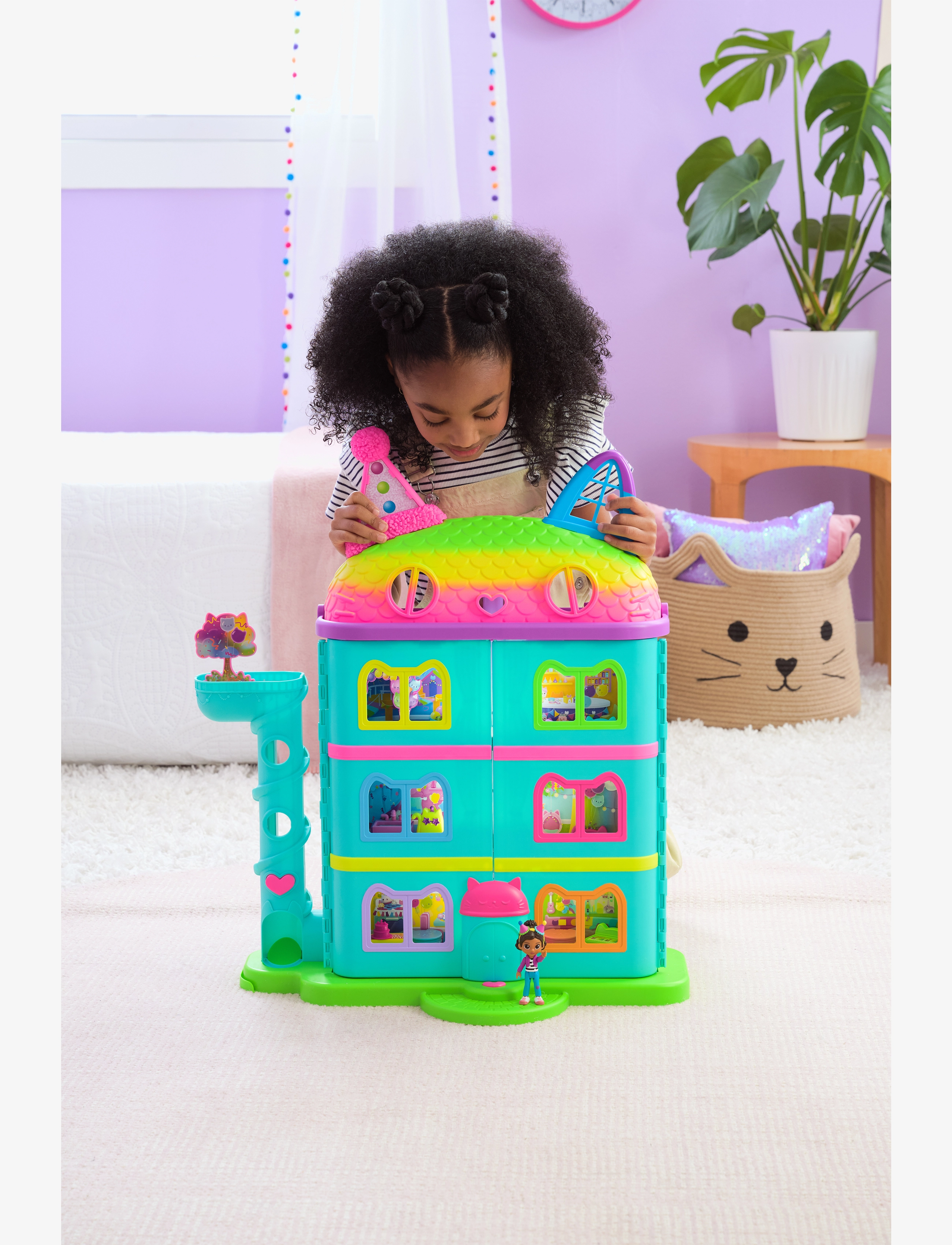 Gabby's Dollhouse - Gabby's Dollhouse Celebration Purrfect Dollhouse - multi - 4