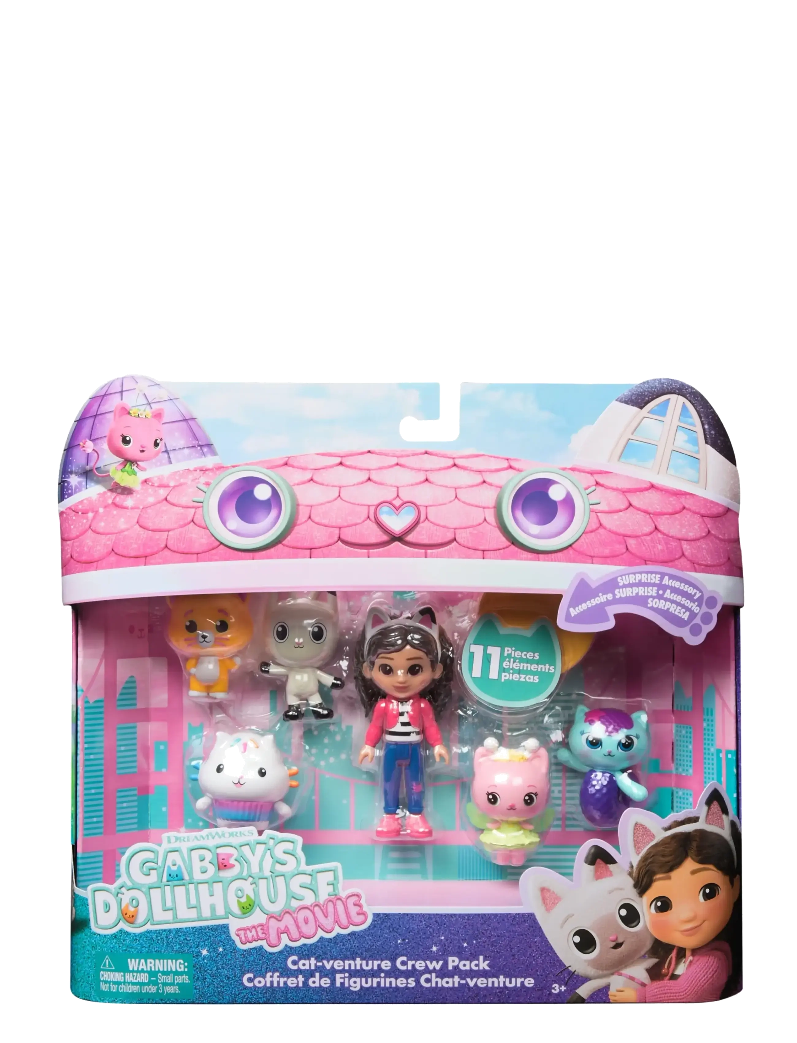 Gabby's Dollhouse - Gabby's Movie Big Cat-Venture 6 Figure Giftset - muti - 4