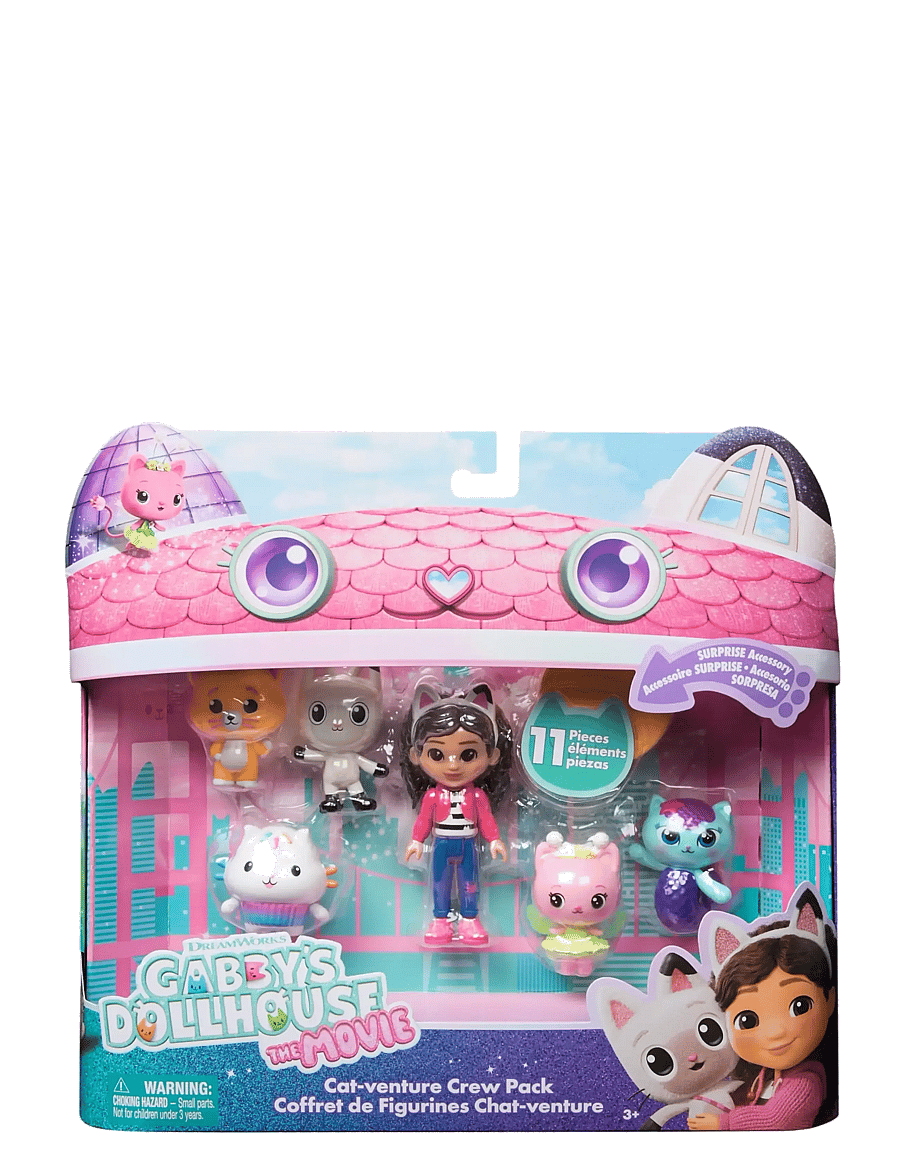 Gabby's Dollhouse - Gabby's Movie Big Cat-Venture 6 Figure Giftset - muti - 4