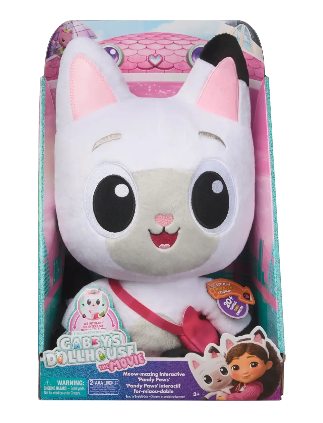 Gabby's Dollhouse - Gabby's Movie Meow-Gical Pandy Paws Feature Plush - tøjdyr - muti - 1
