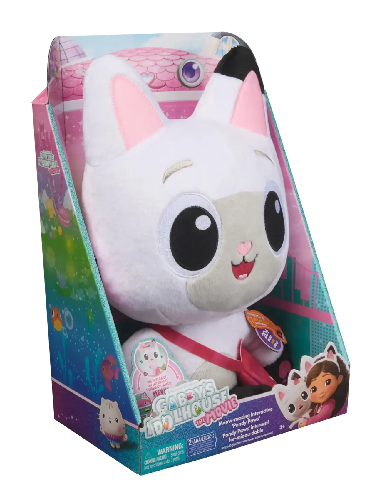 Gabby's Dollhouse - Gabby's Movie Meow-Gical Pandy Paws Feature Plush - tøjdyr - muti - 5