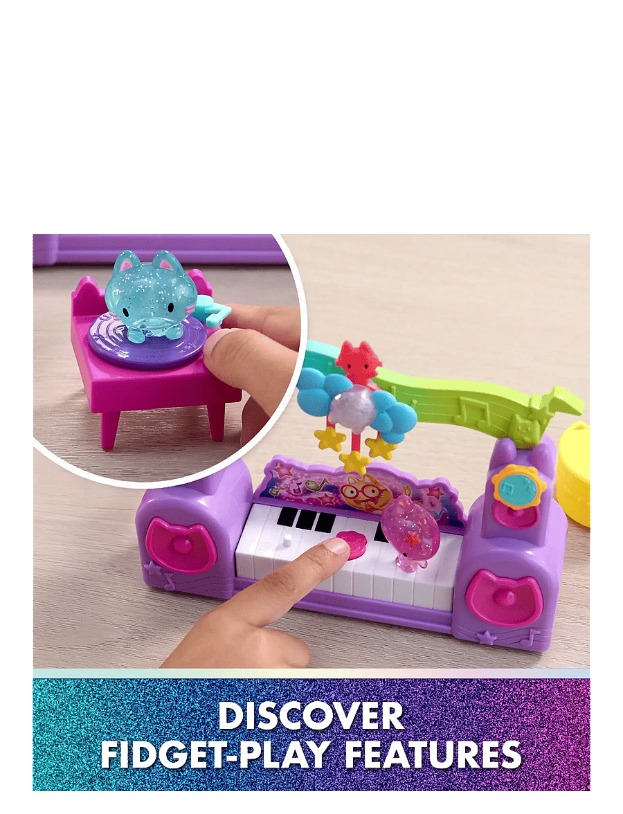 Gabby's Dollhouse - Gabby's Movie Pawsome Party Room Story Set - leikfangasett - muti - 2
