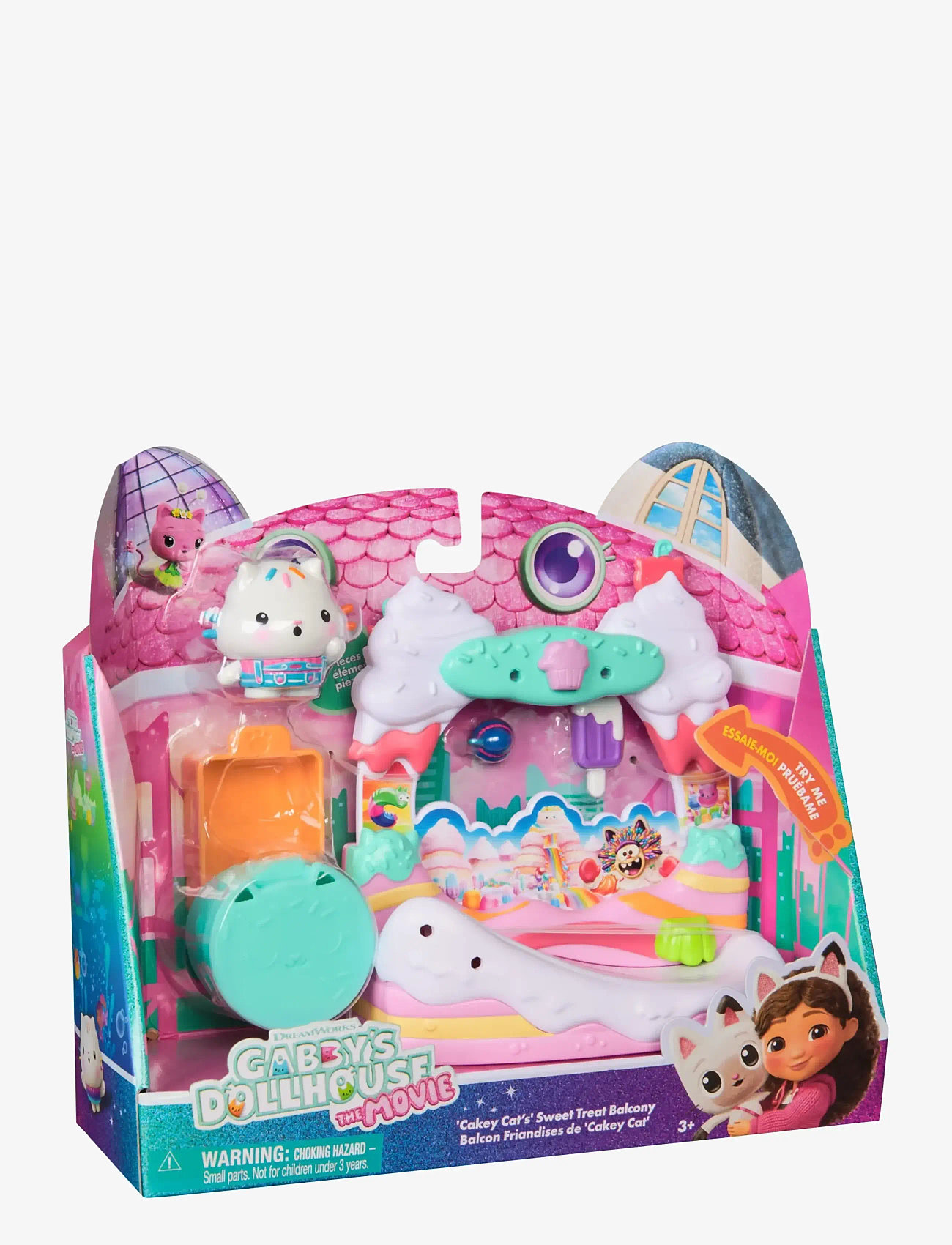 Gabby's Dollhouse - Gabby's Movie Balcony - Furrosted Fun - legesæt - muti - 1