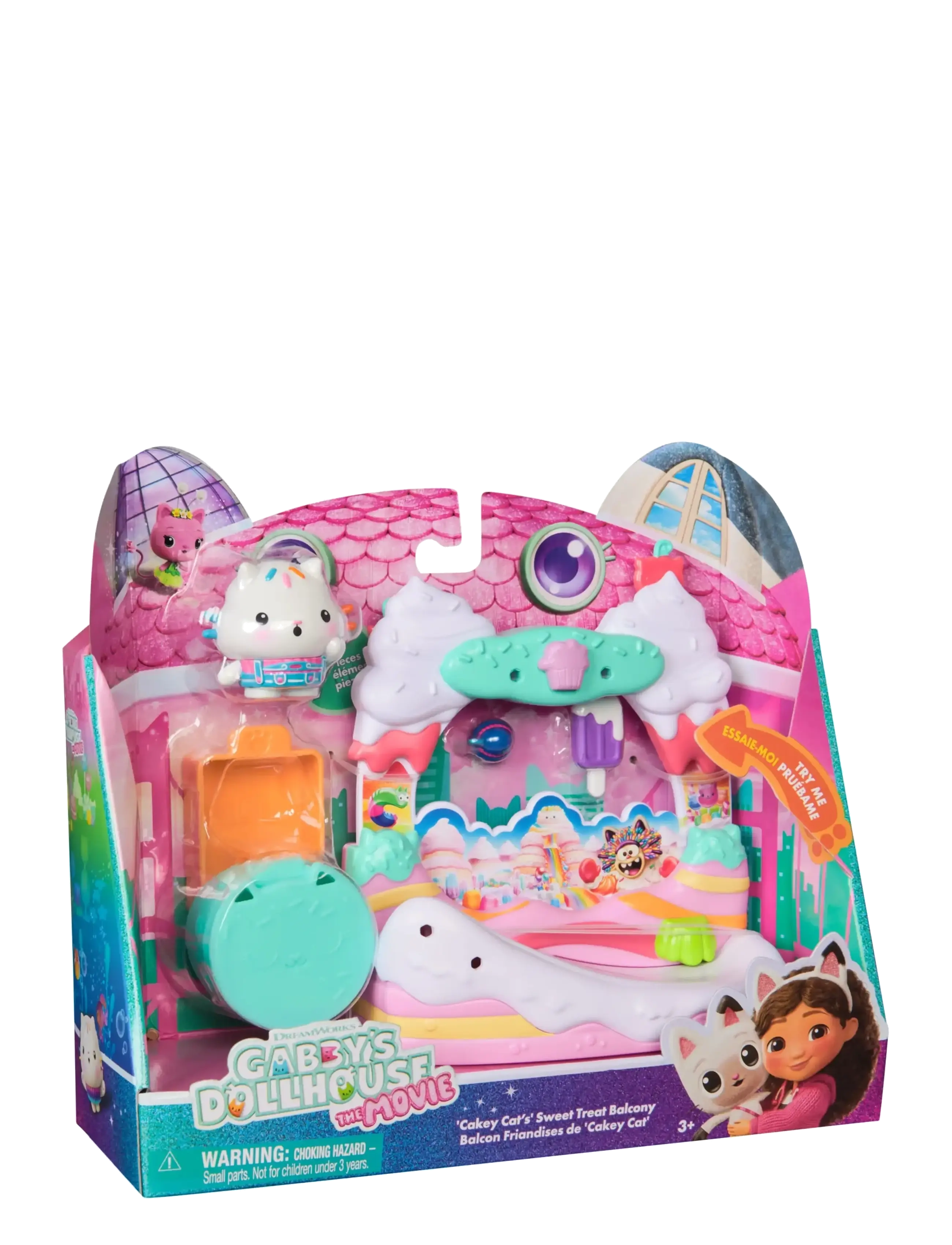 Gabby's Dollhouse - Gabby's Movie Balcony - Furrosted Fun - legesæt - muti - 1