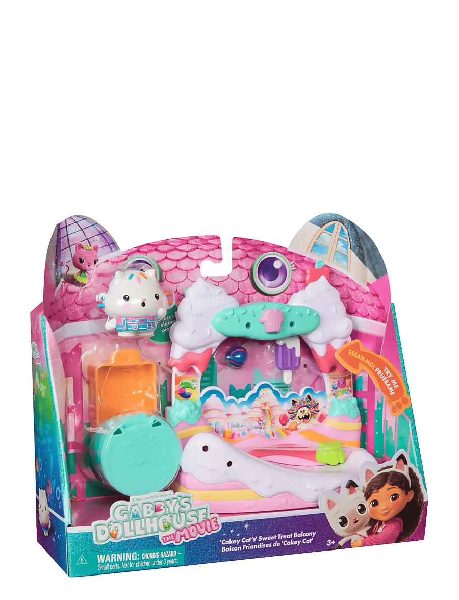 Gabby's Dollhouse - Gabby's Movie Balcony - Furrosted Fun - legesæt - muti - 1
