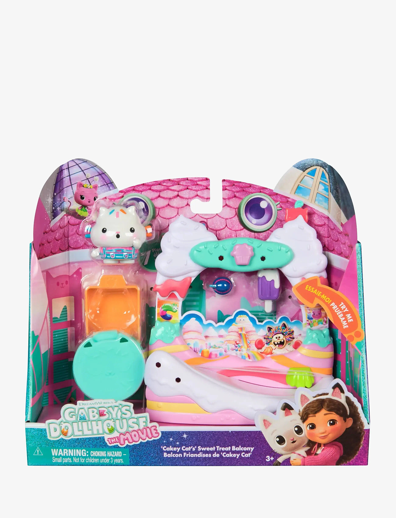 Gabby's Dollhouse - Gabby's Movie Balcony - Furrosted Fun - legesæt - muti - 4