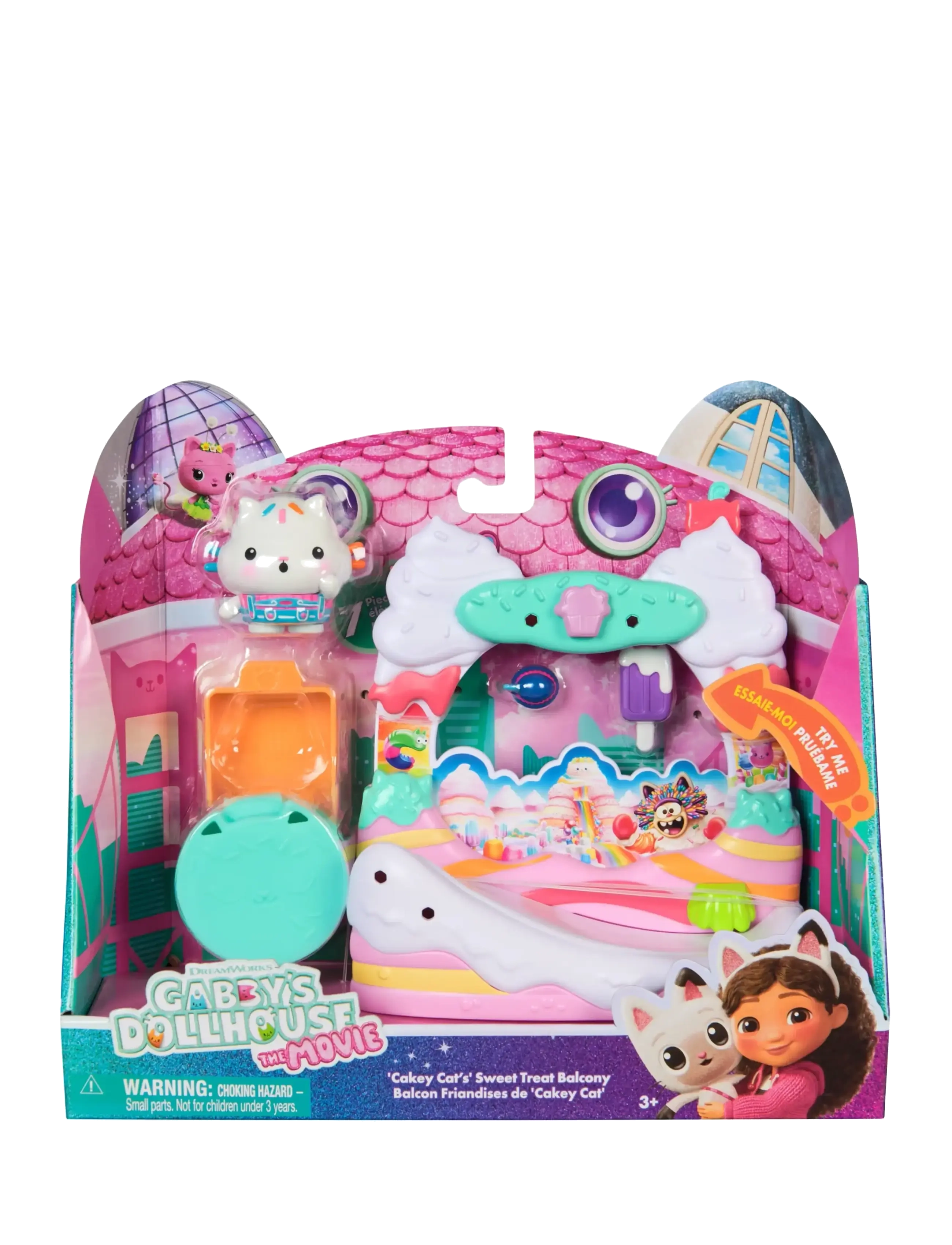 Gabby's Dollhouse - Gabby's Movie Balcony - Furrosted Fun - legesæt - muti - 4