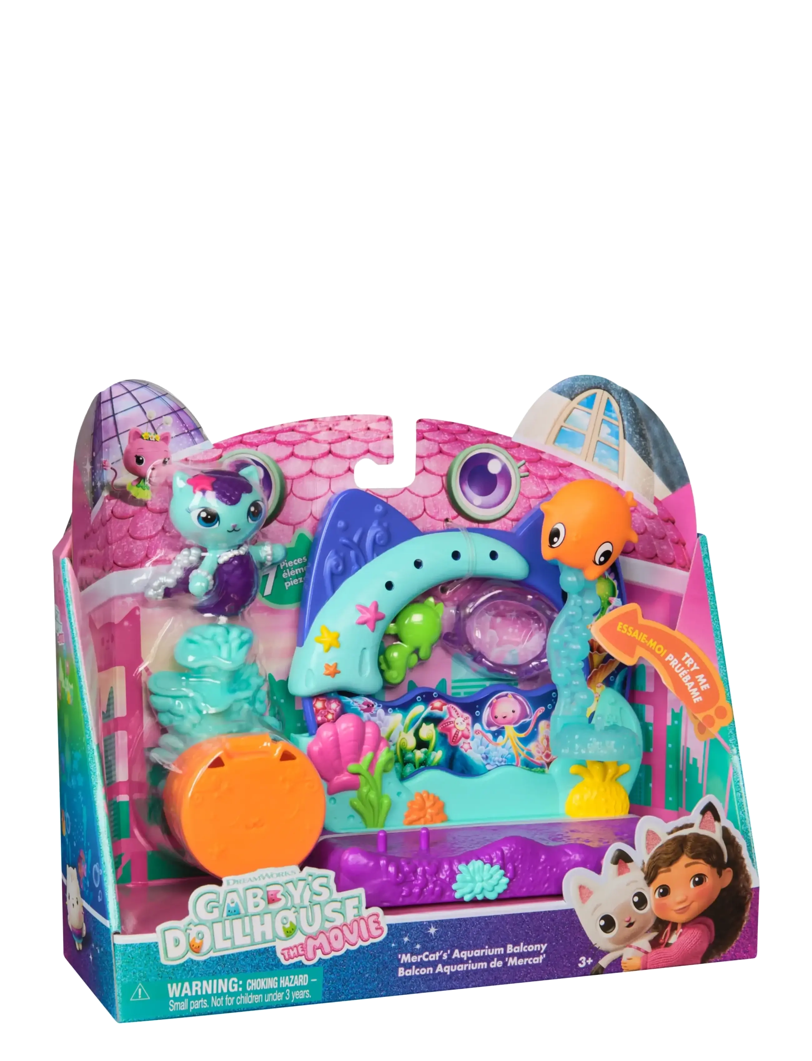 Gabby's Dollhouse - Gabby's Movie Balcony - Swing & Swim - legesæt - muti - 1