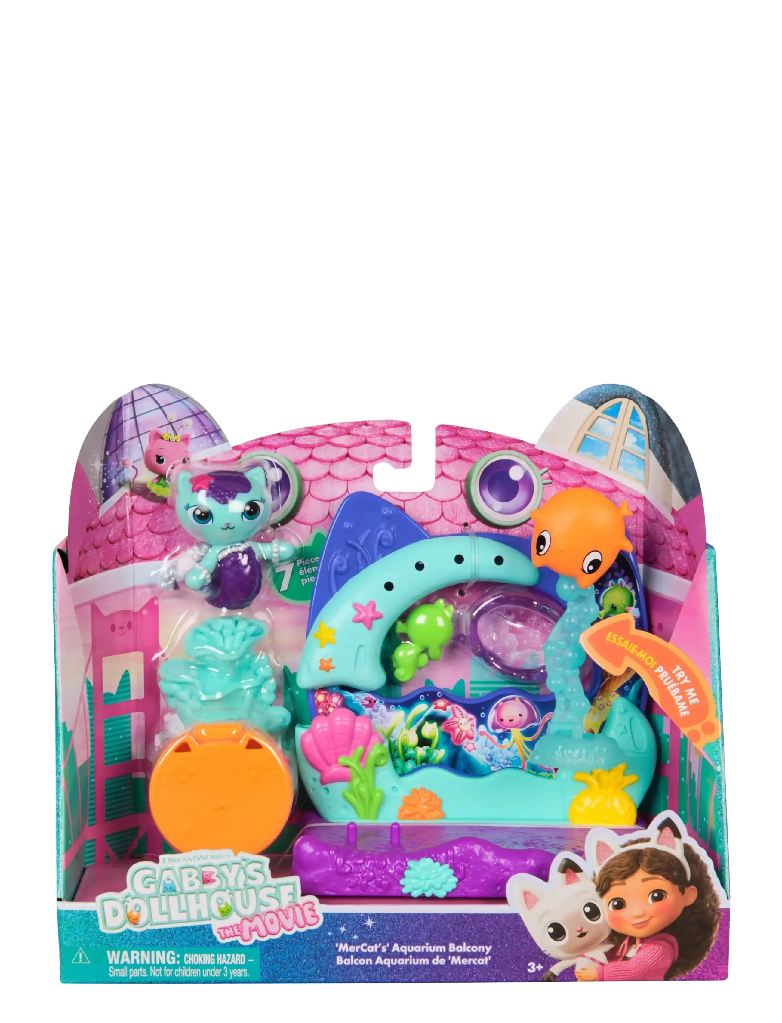 Gabby's Dollhouse - Gabby's Movie Balcony - Swing & Swim - legesæt - muti - 4