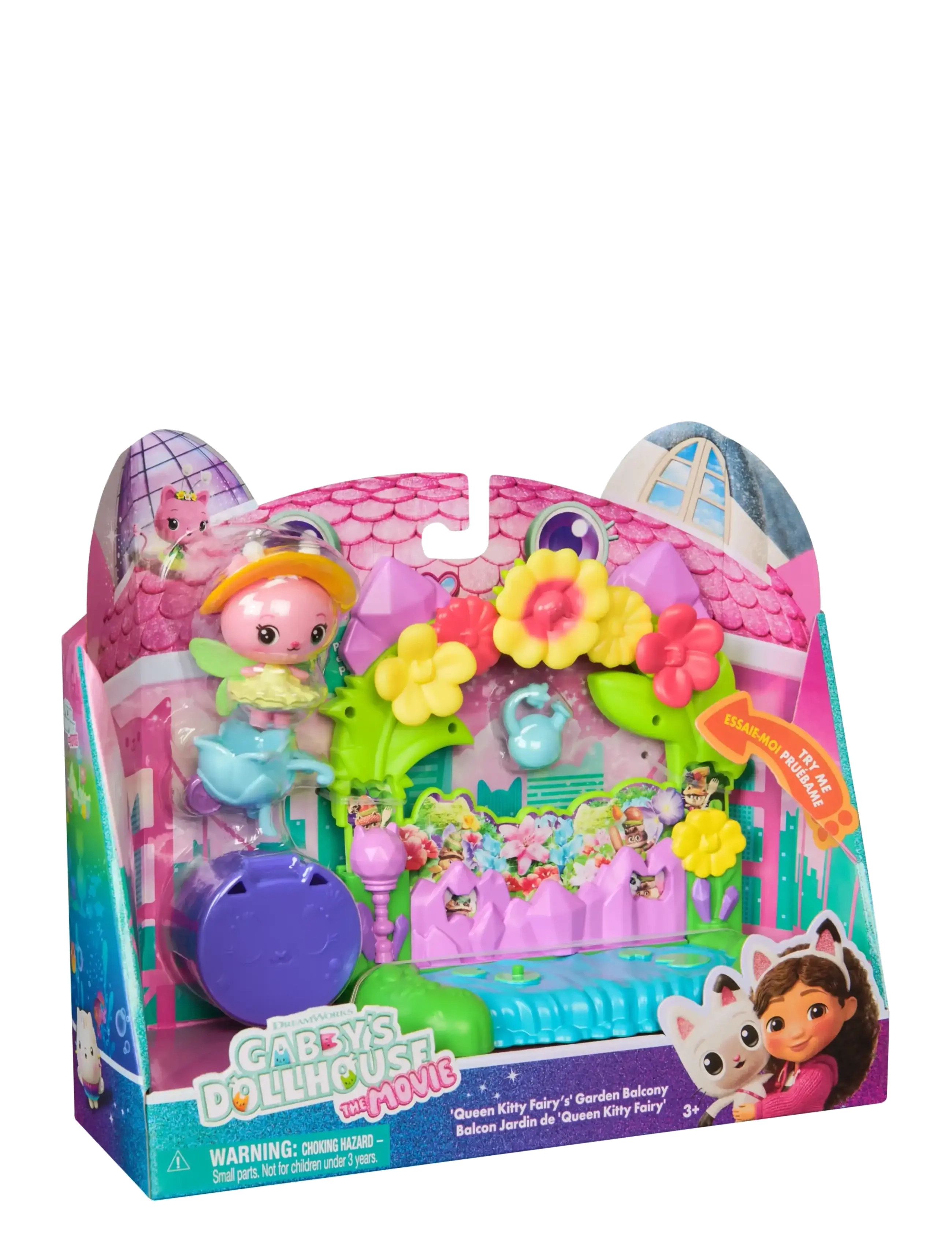 Gabby's Dollhouse - Gabby's Movie Balcony - Crystal Garden - legesæt - muti - 1