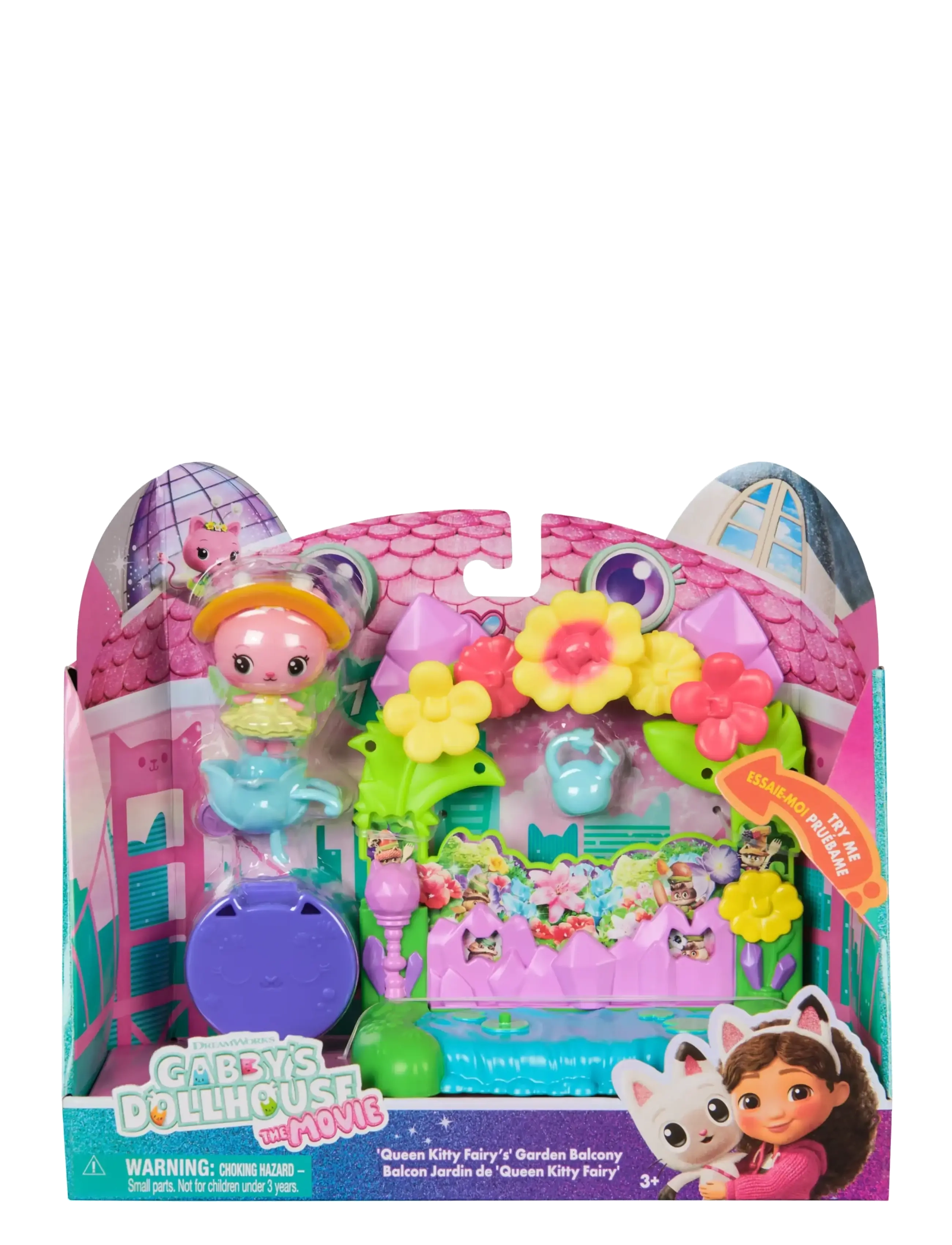 Gabby's Dollhouse - Gabby's Movie Balcony - Crystal Garden - legesæt - muti - 4
