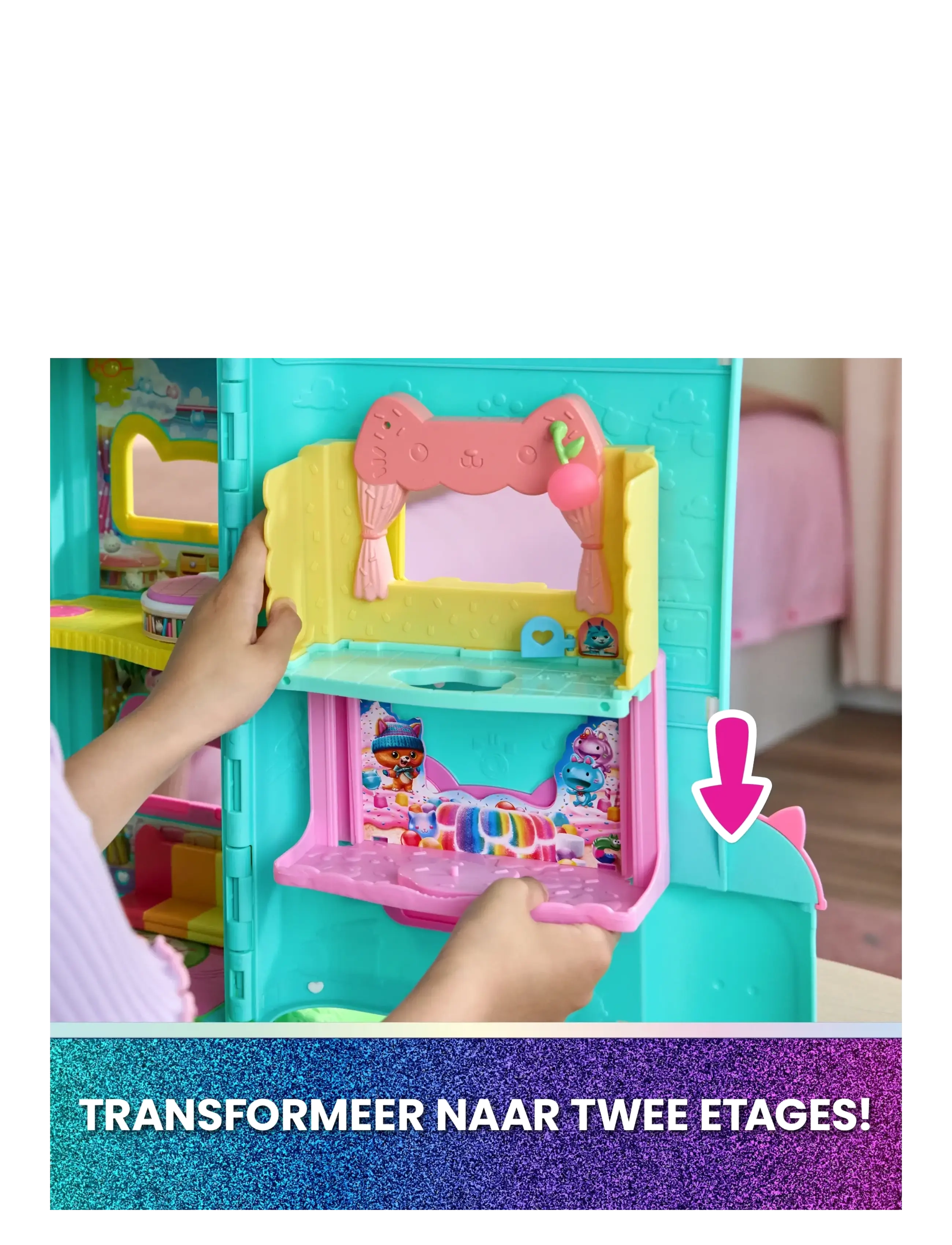 Gabby's Dollhouse - Gabby's Movie Portal Rooms - Kitchen - legesæt - muti - 1