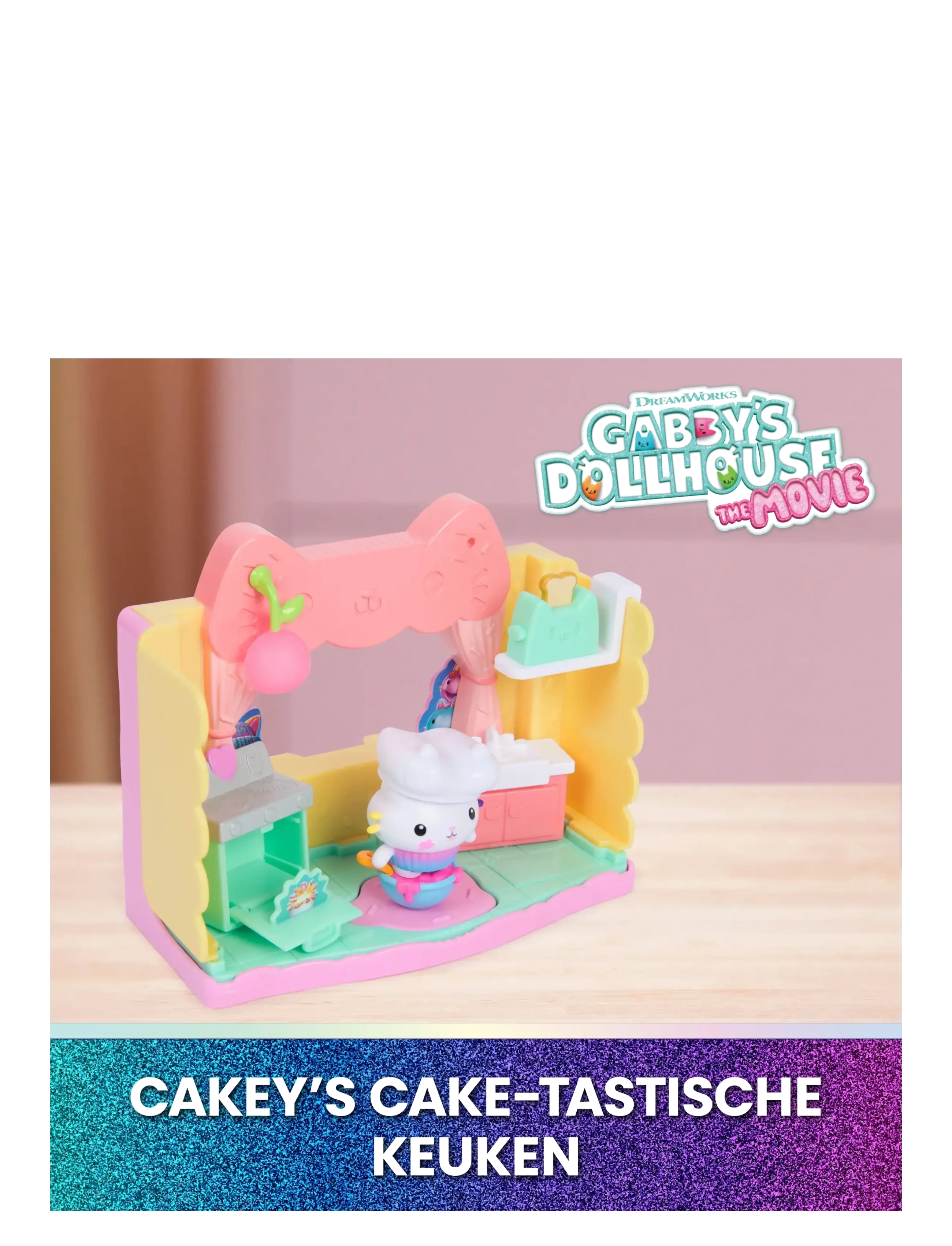 Gabby's Dollhouse - Gabby's Movie Portal Rooms - Kitchen - legesæt - muti - 4