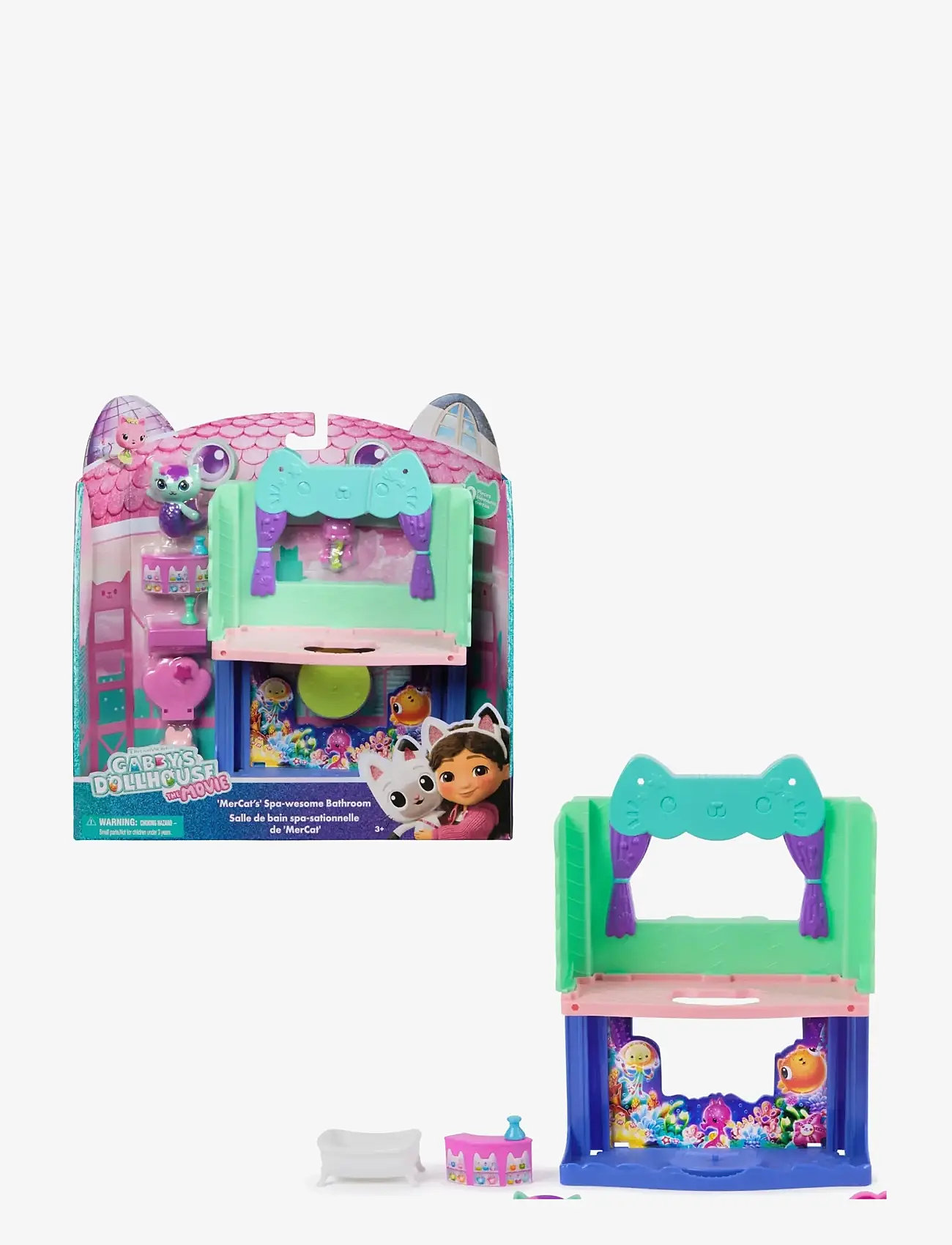 Gabby's Dollhouse - Gabby's Movie Portal Rooms - Bathroom - legesæt - muti - 0