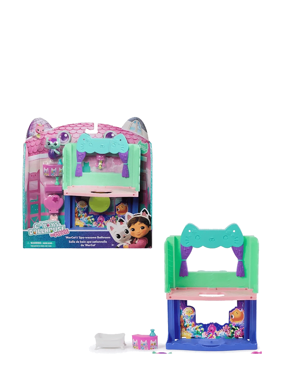 Gabby's Dollhouse - Gabby's Movie Portal Rooms - Bathroom - leikfangasett - muti - 0