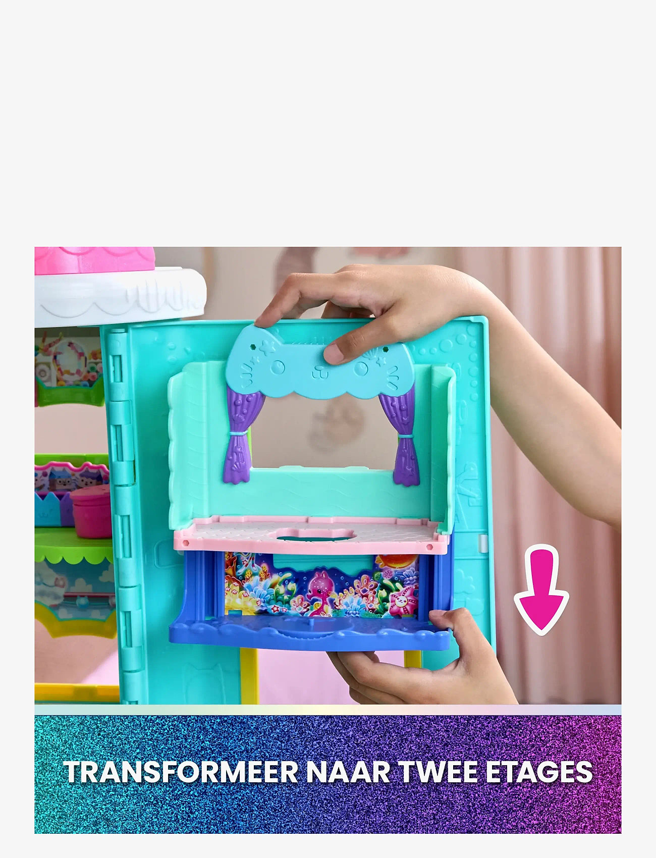 Gabby's Dollhouse - Gabby's Movie Portal Rooms - Bathroom - legesæt - muti - 2