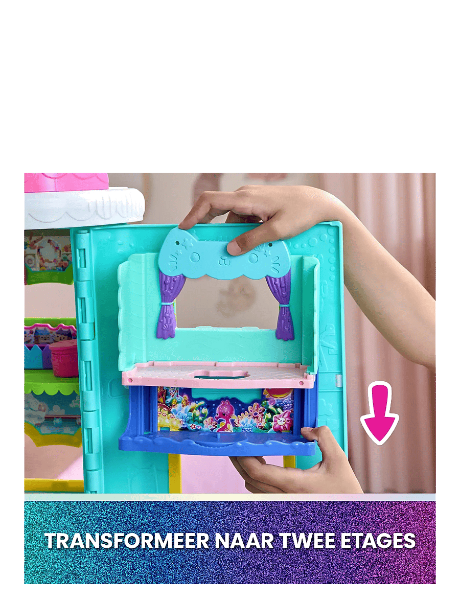 Gabby's Dollhouse - Gabby's Movie Portal Rooms - Bathroom - leikfangasett - muti - 2