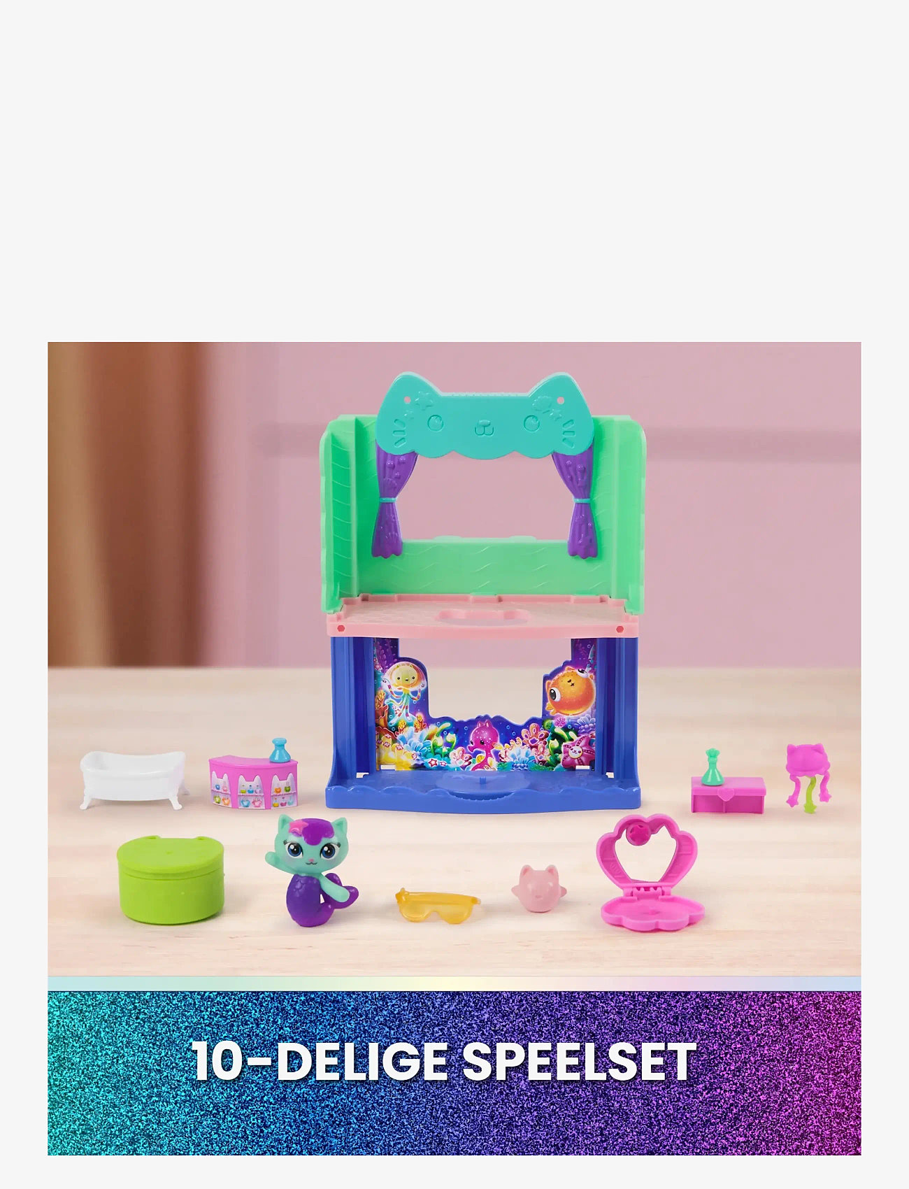 Gabby's Dollhouse - Gabby's Movie Portal Rooms - Bathroom - legesæt - muti - 3