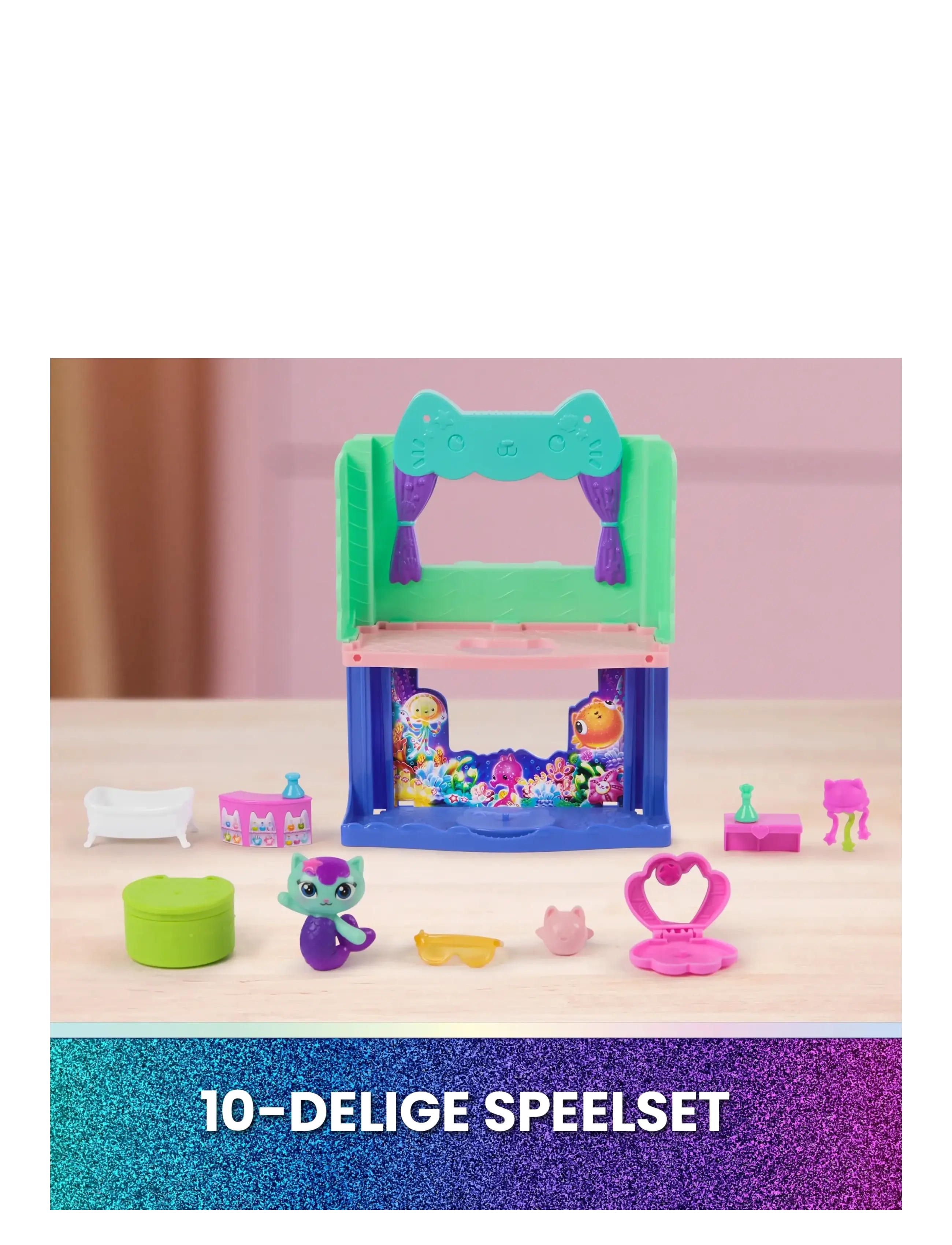 Gabby's Dollhouse - Gabby's Movie Portal Rooms - Bathroom - legesæt - muti - 3