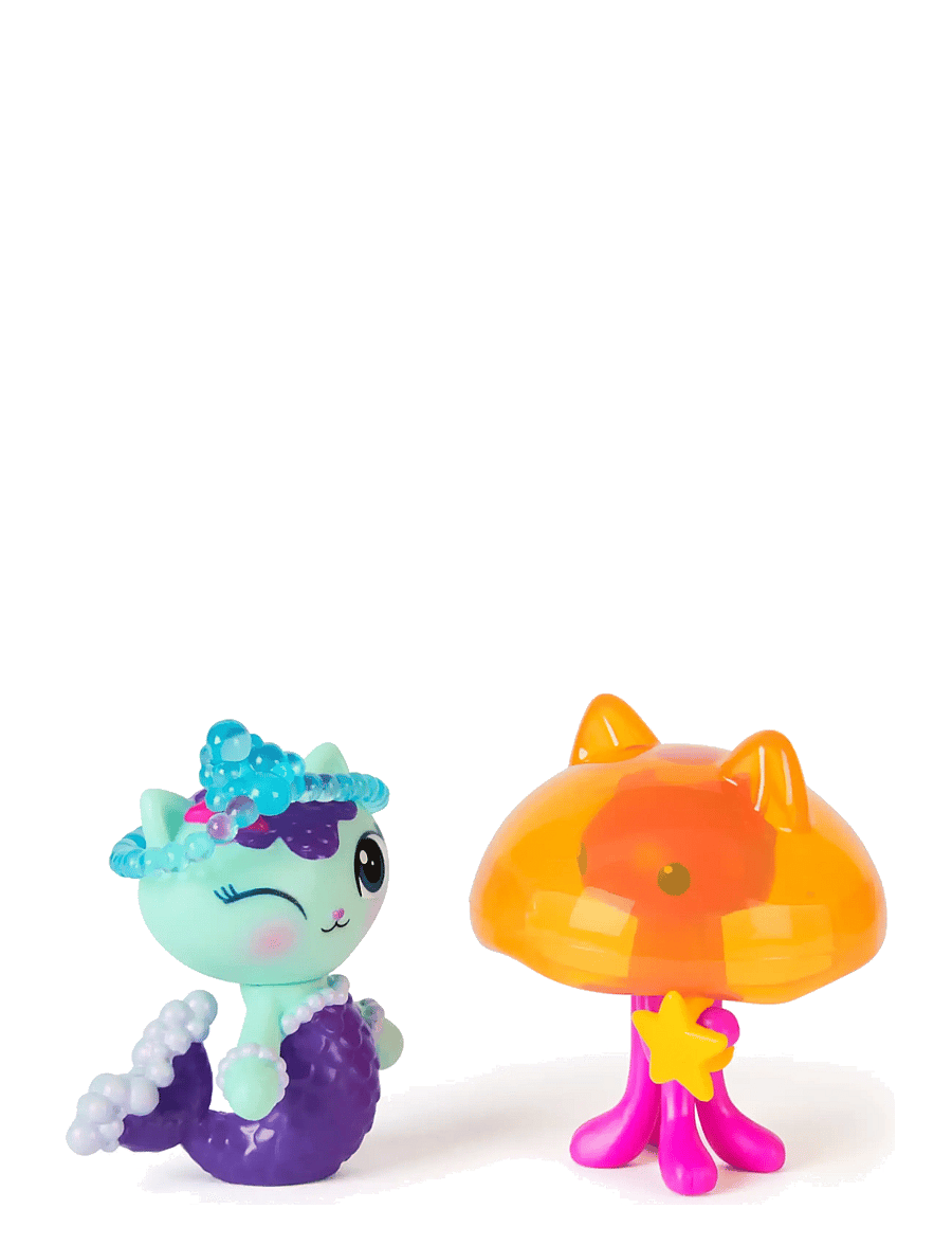 Gabby's Dollhouse - Gabby's Movie 2Pack Figure-Mercat & Cat Jelly Fish - film- & eventyrsfigurer - muti - 2