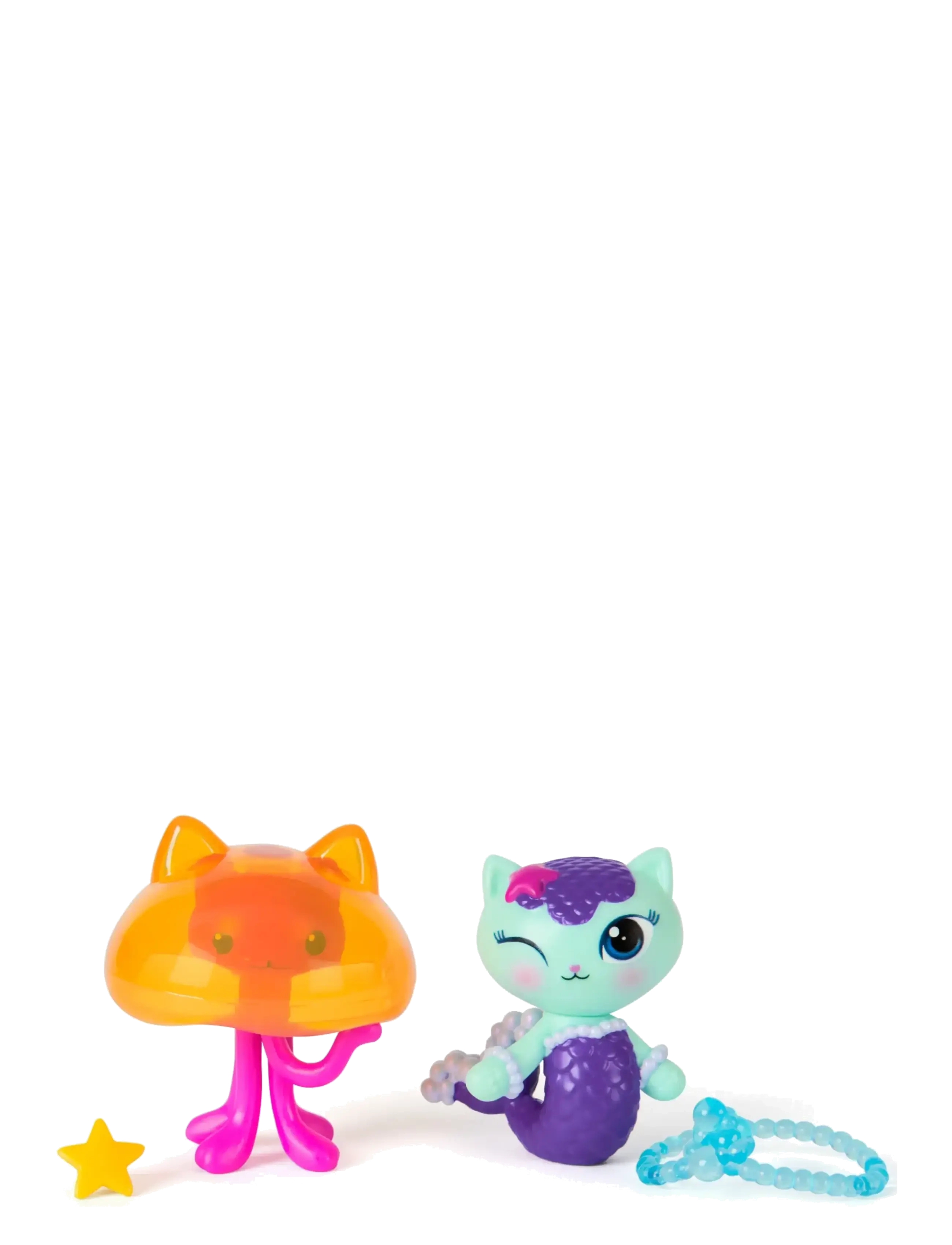 Gabby's Dollhouse - Gabby's Movie 2Pack Figure-Mercat & Cat Jelly Fish - film- & eventyrsfigurer - muti - 3