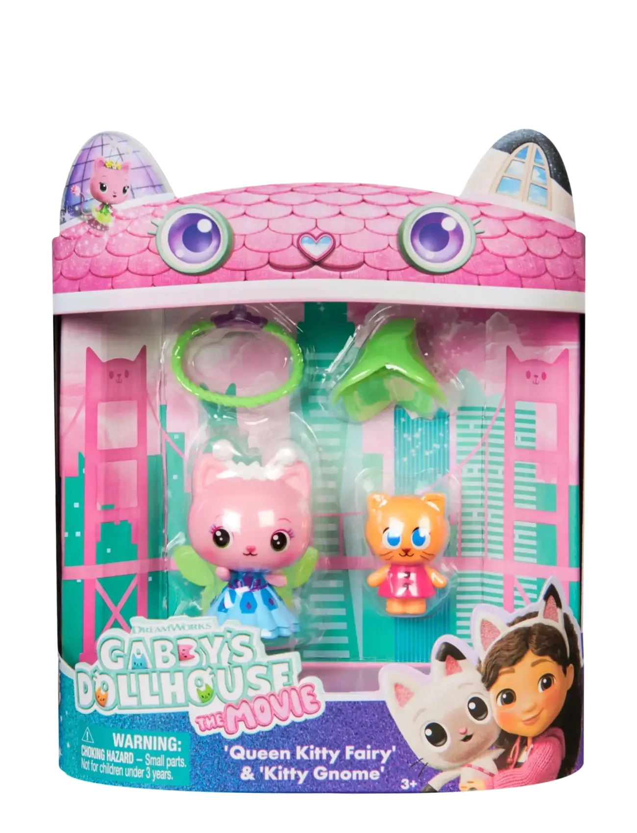 Gabby's Dollhouse Gabby's Movie 2 Pack Figure - Crystal Garden - Julegave - MUTI / pink/rose