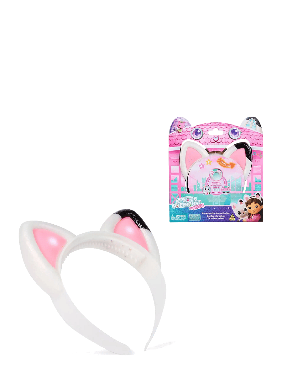 Gabby's Dollhouse - Gabby's Movie Meow-gical Musical Ears - maskeradtillbehör - muti - 0