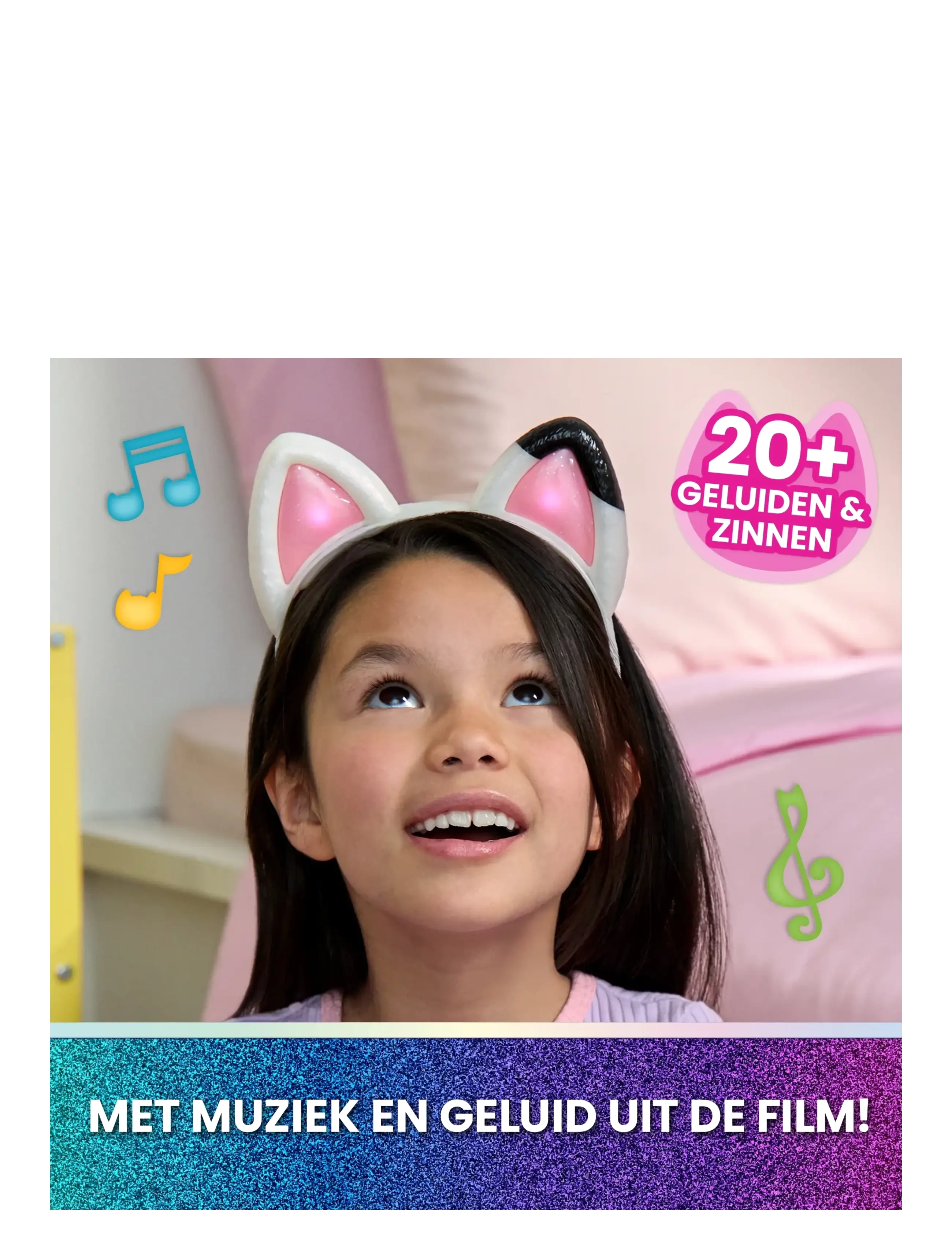 Gabby's Dollhouse - Gabby's Movie Meow-gical Musical Ears - kostumetilbehør - muti - 1