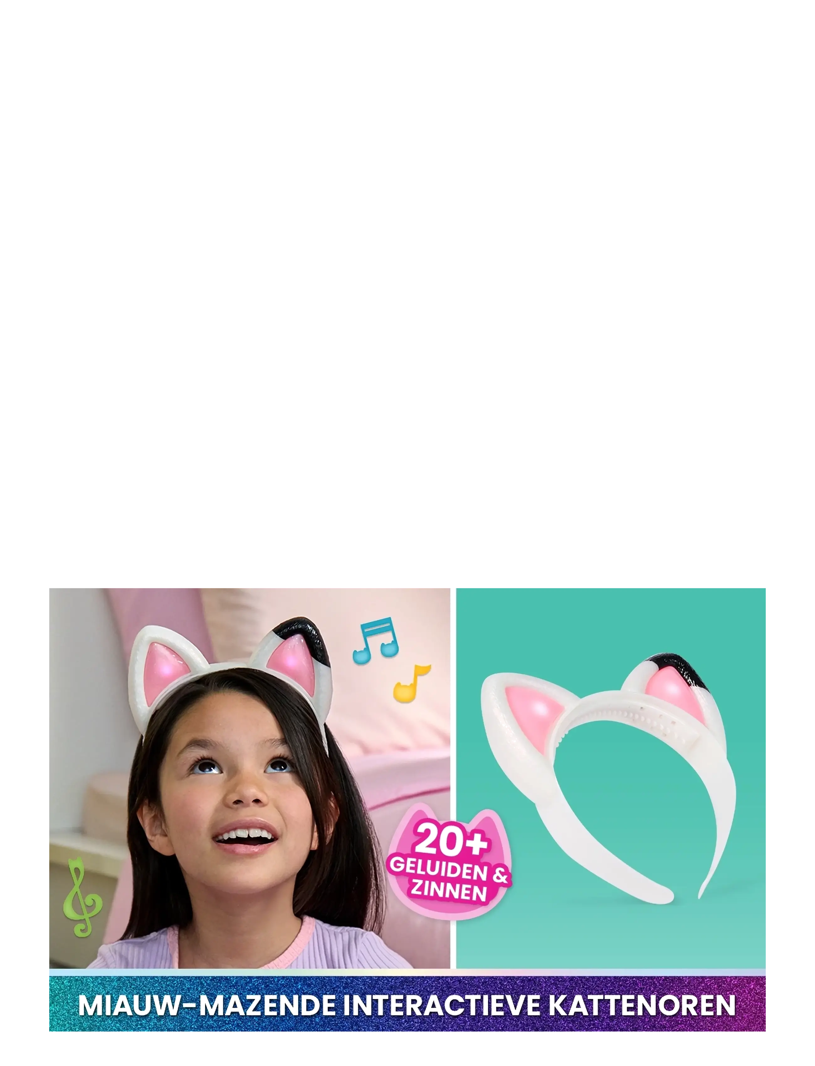 Gabby's Dollhouse - Gabby's Movie Meow-gical Musical Ears - kostumetilbehør - muti - 4