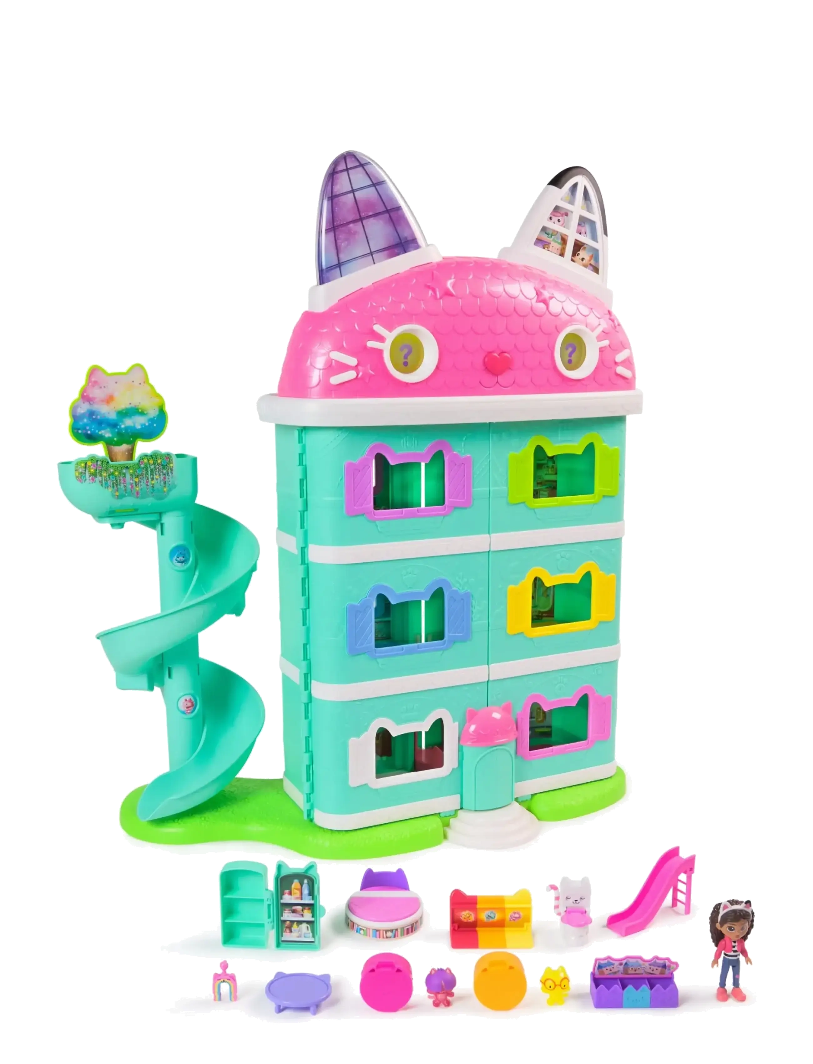 Gabby's Dollhouse Gabby's Dollhouse Meow-Gical Deluxe Dollhouse - Gabby's Dollhouse - MULTI / blue