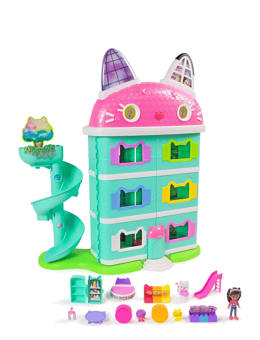 Gabby's Dollhouse - Gabby's Dollhouse Meow-Gical Deluxe Dollhouse - nukkekodit - multi - 1