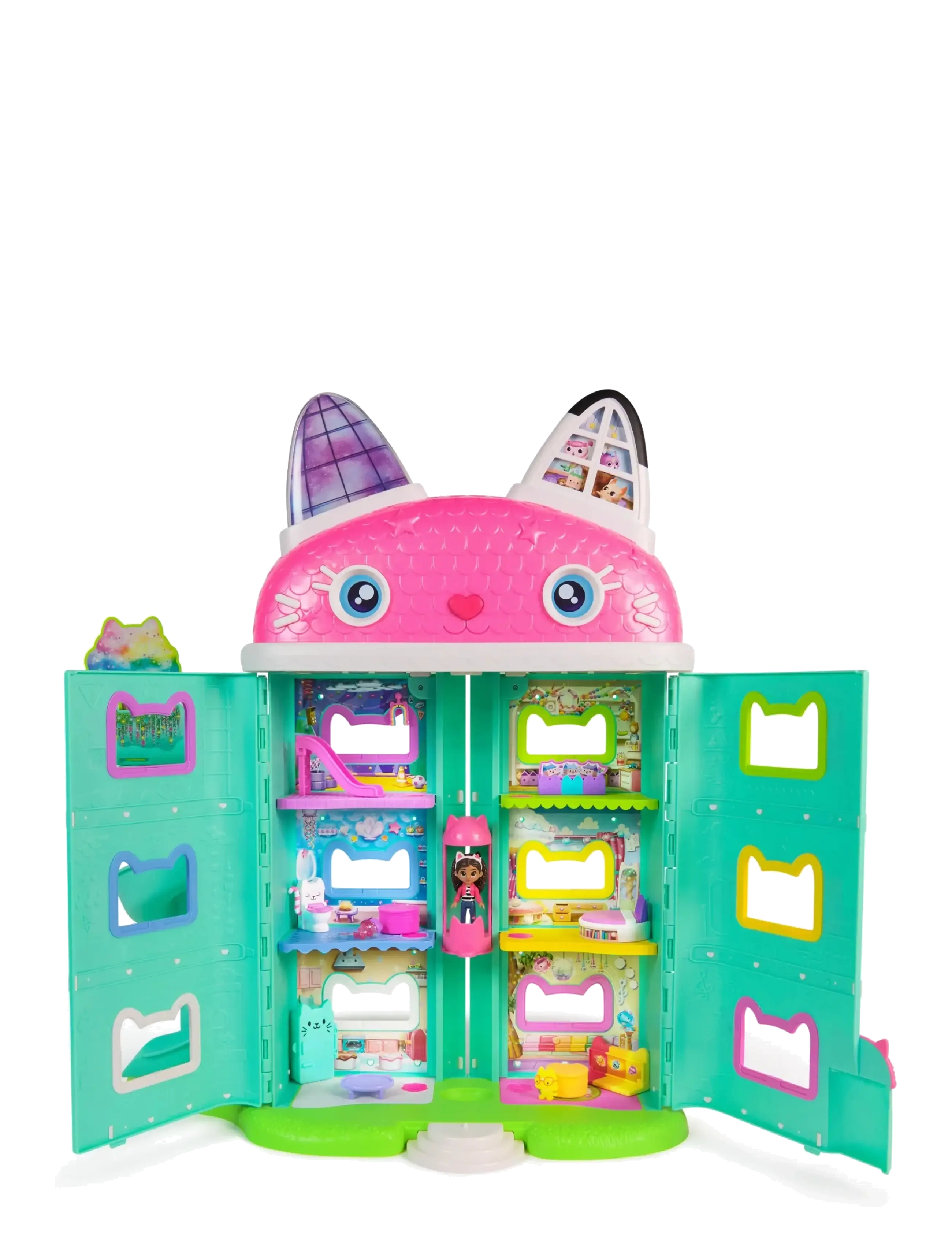Gabby's Dollhouse - Gabby's Dollhouse Meow-Gical Deluxe Dollhouse - dockhus - multi - 2
