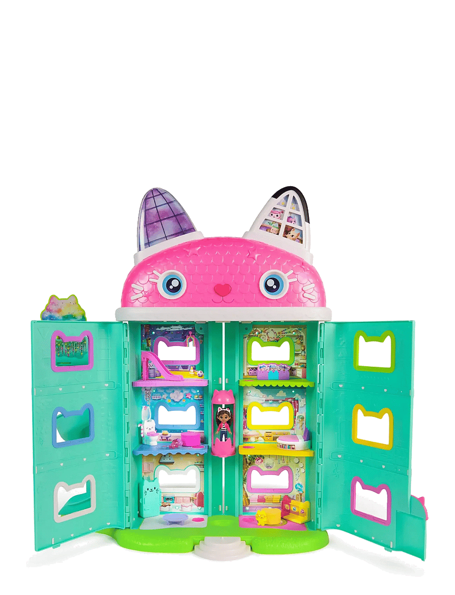 Gabby's Dollhouse - Gabby's Dollhouse Meow-Gical Deluxe Dollhouse - nukkekodit - multi - 2