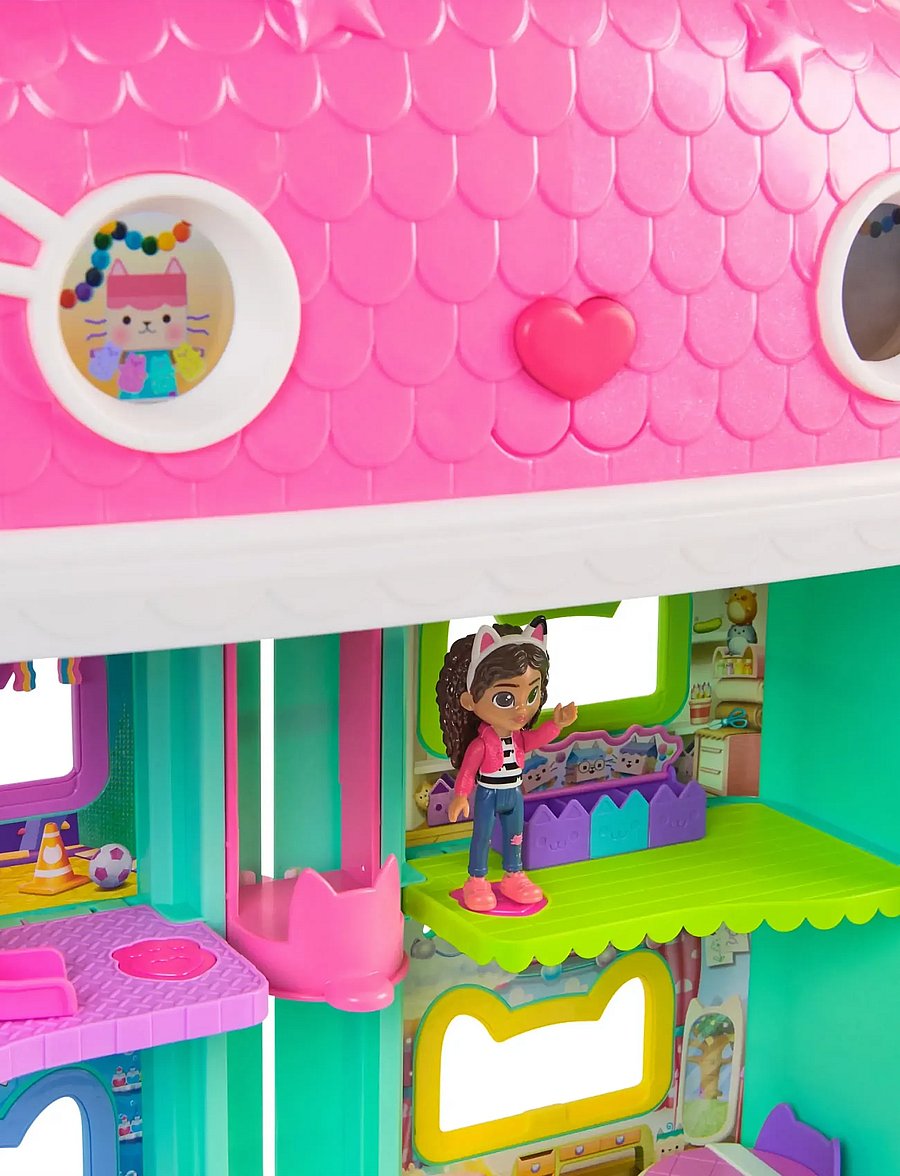 Gabby's Dollhouse - Gabby's Dollhouse Meow-Gical Deluxe Dollhouse - nukkekodit - multi - 4