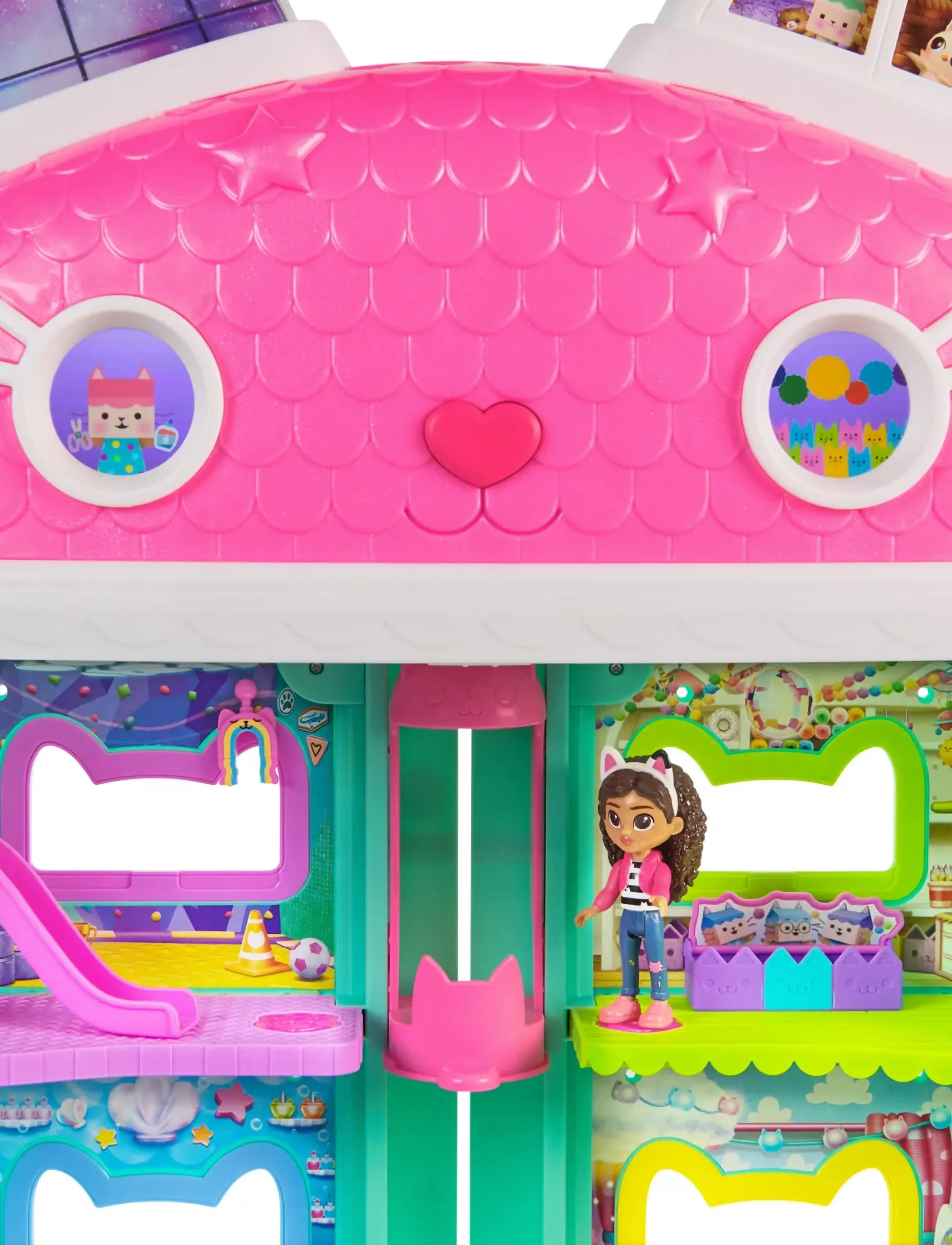 Gabby's Dollhouse - Gabby's Dollhouse Meow-Gical Deluxe Dollhouse - dockhus - multi - 5